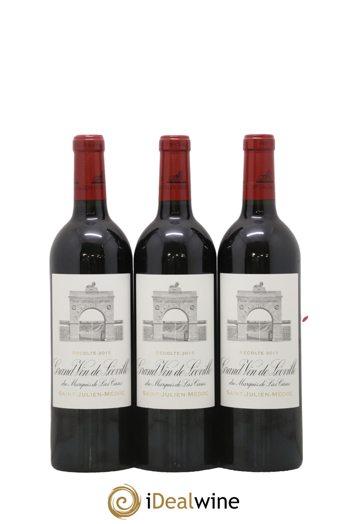Château Léoville Las Cases 2ème Grand Cru Classé 2015 - Lot of 6 bottles - 4