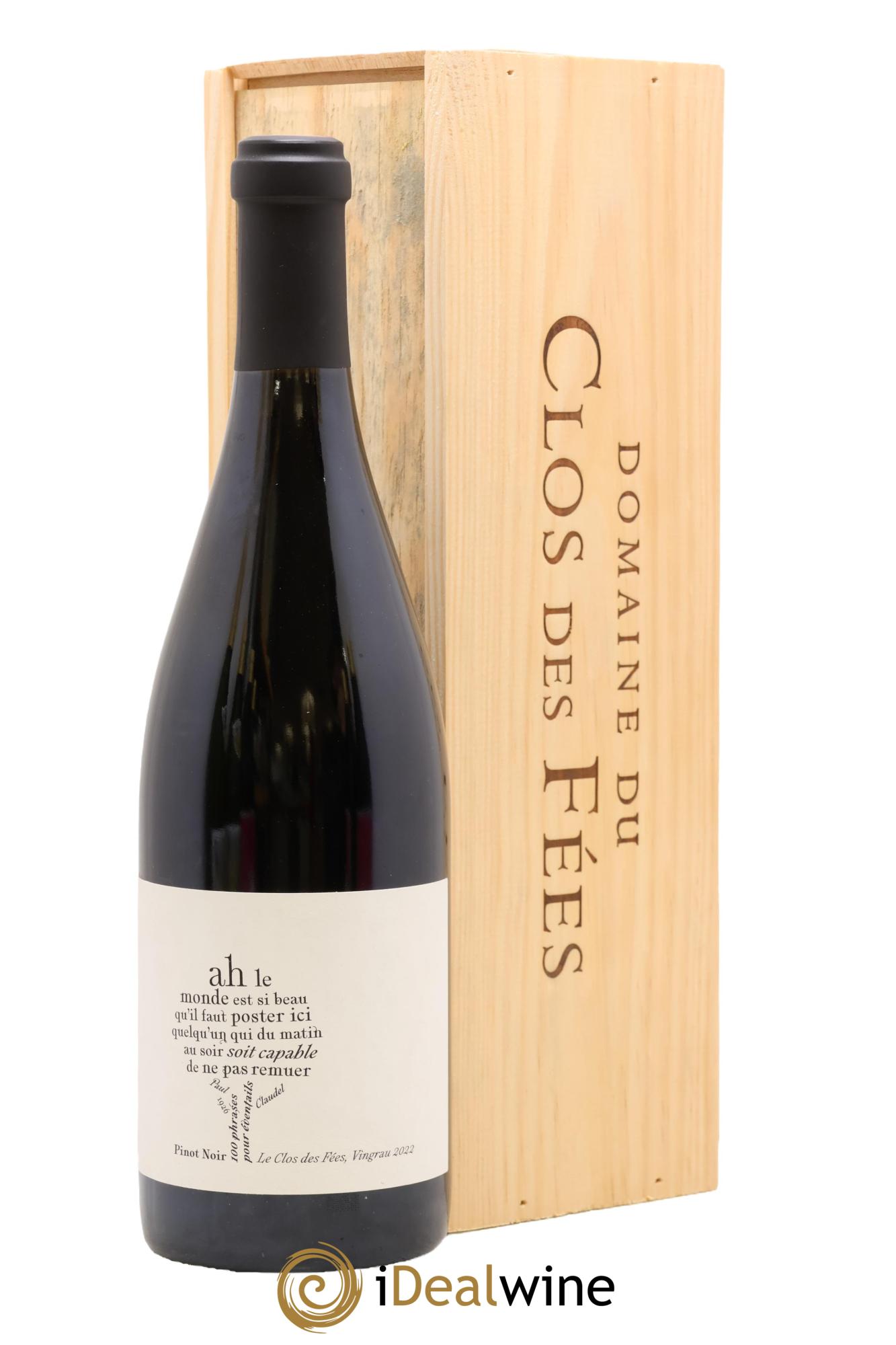 Côtes Catalanes Clos des Fées 100 Phrases pour éventails Hervé Bizeul 2022 - Posten von 1 Flasche - 0