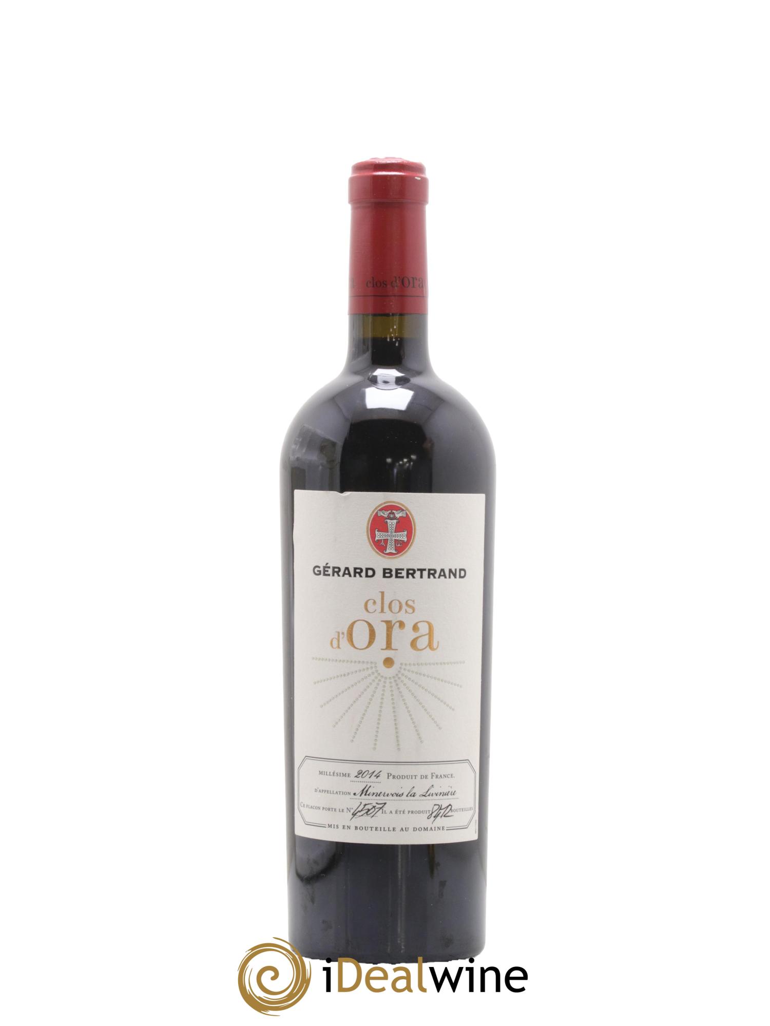 Minervois La Livinière Clos d'Ora Gérard Bertrand 2014 - Lot de 1 bouteille - 0