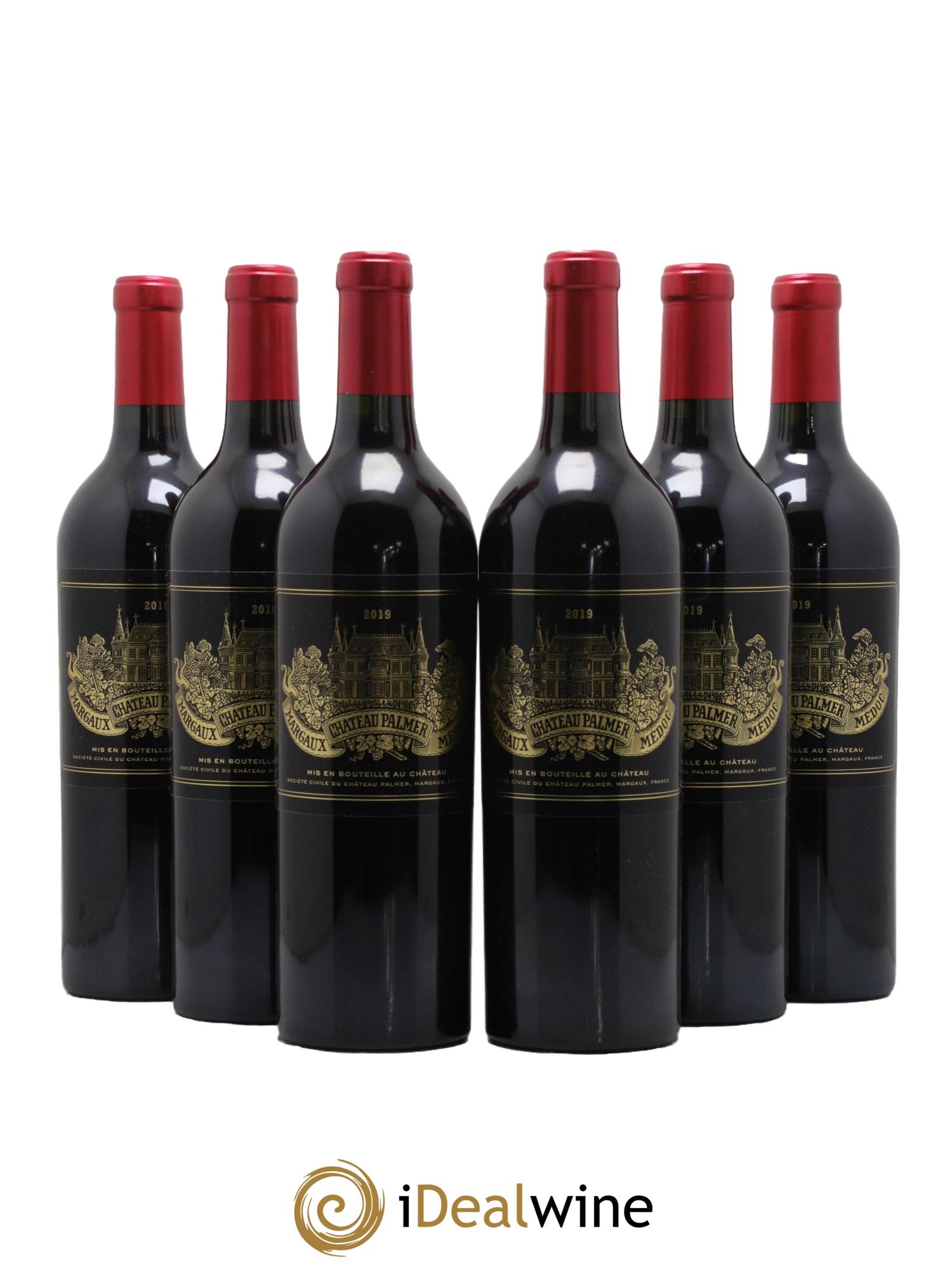Château Palmer 3ème Grand Cru Classé 2019 - Lot de 6 bouteilles - 0