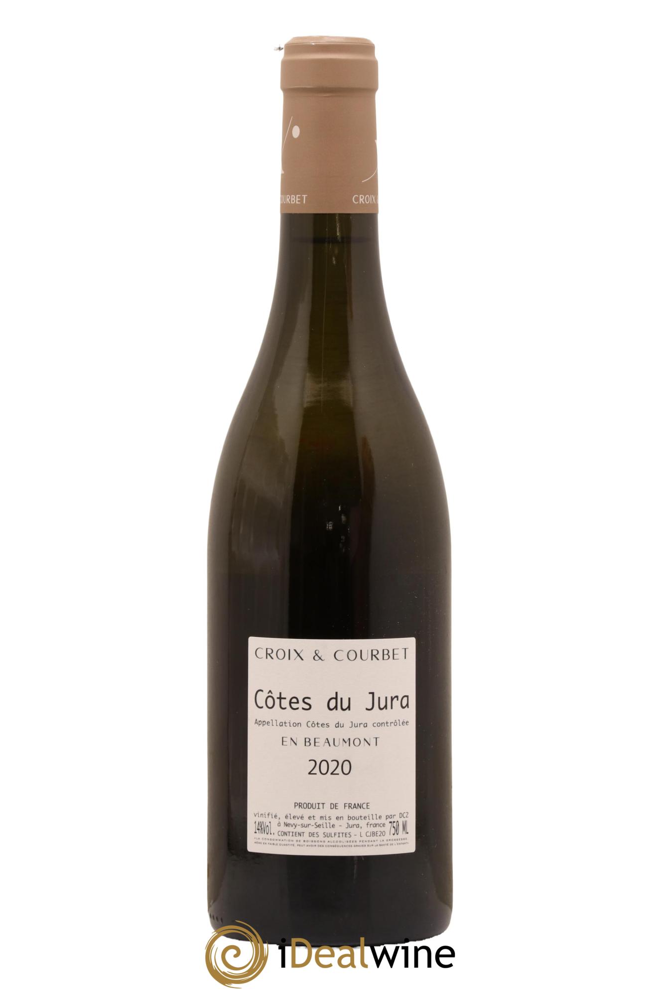 Côtes du Jura En Beaumont Croix & Courbet 2020 - Lot de 1 bouteille - 1