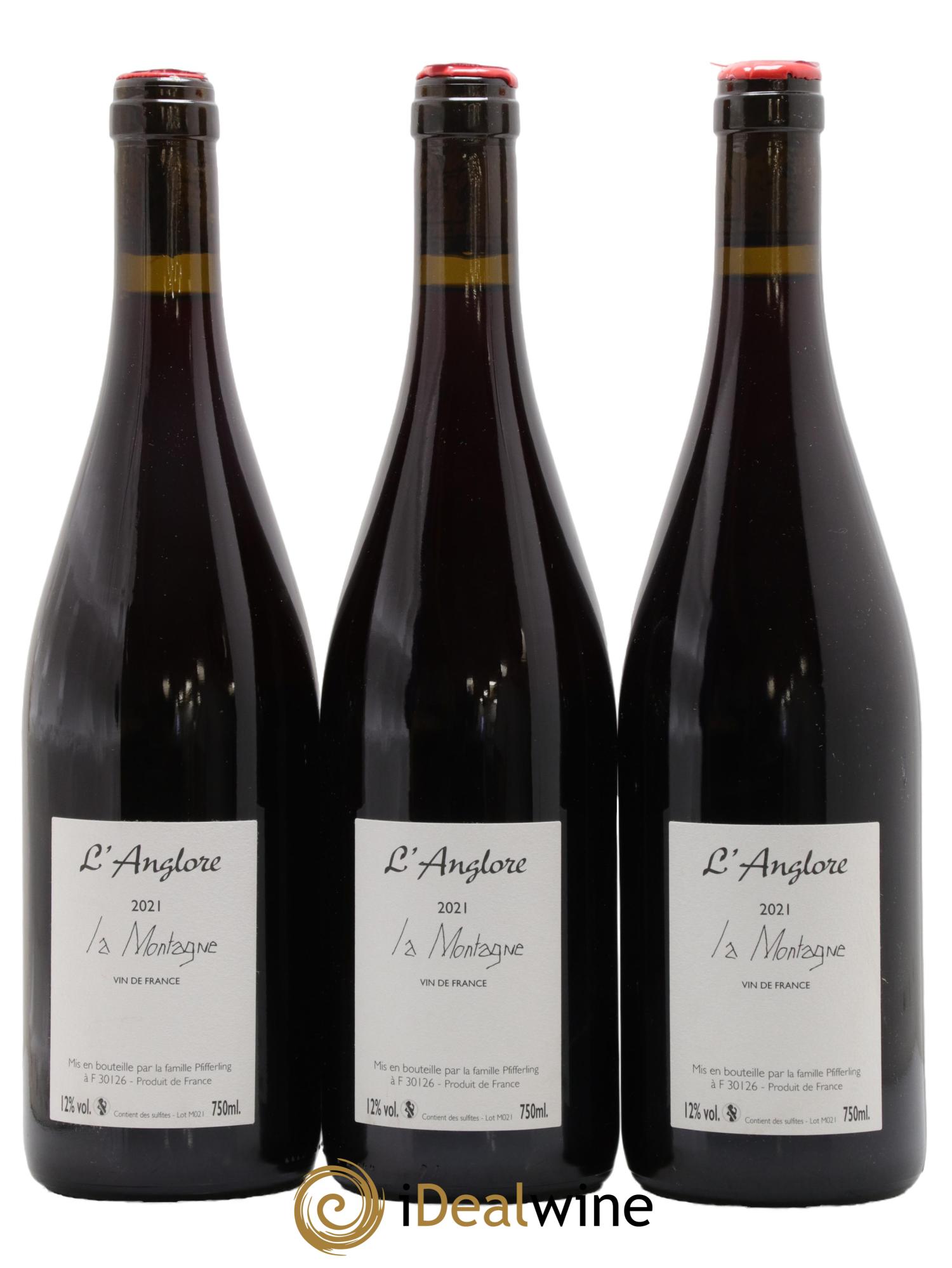 Vin de France La Montagne L'Anglore 2021 - Posten von 3 Flaschen - 1