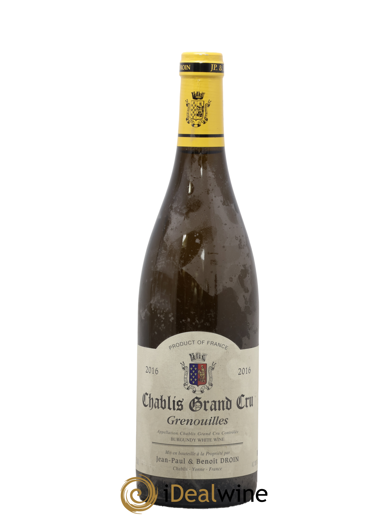Chablis Grand Cru Grenouilles Jean-Paul & Benoît Droin (Domaine) 2016 - Lot of 1 bottle - 0