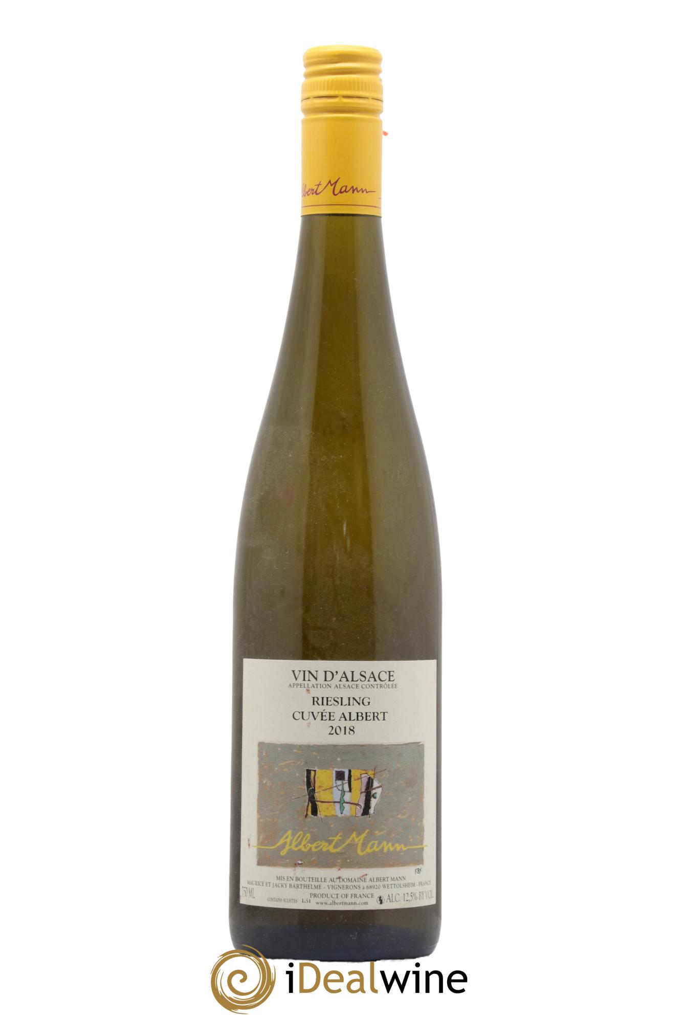 Alsace Riesling Cuvée Albert Albert Mann 2018 - Posten von 1 Flasche - 0