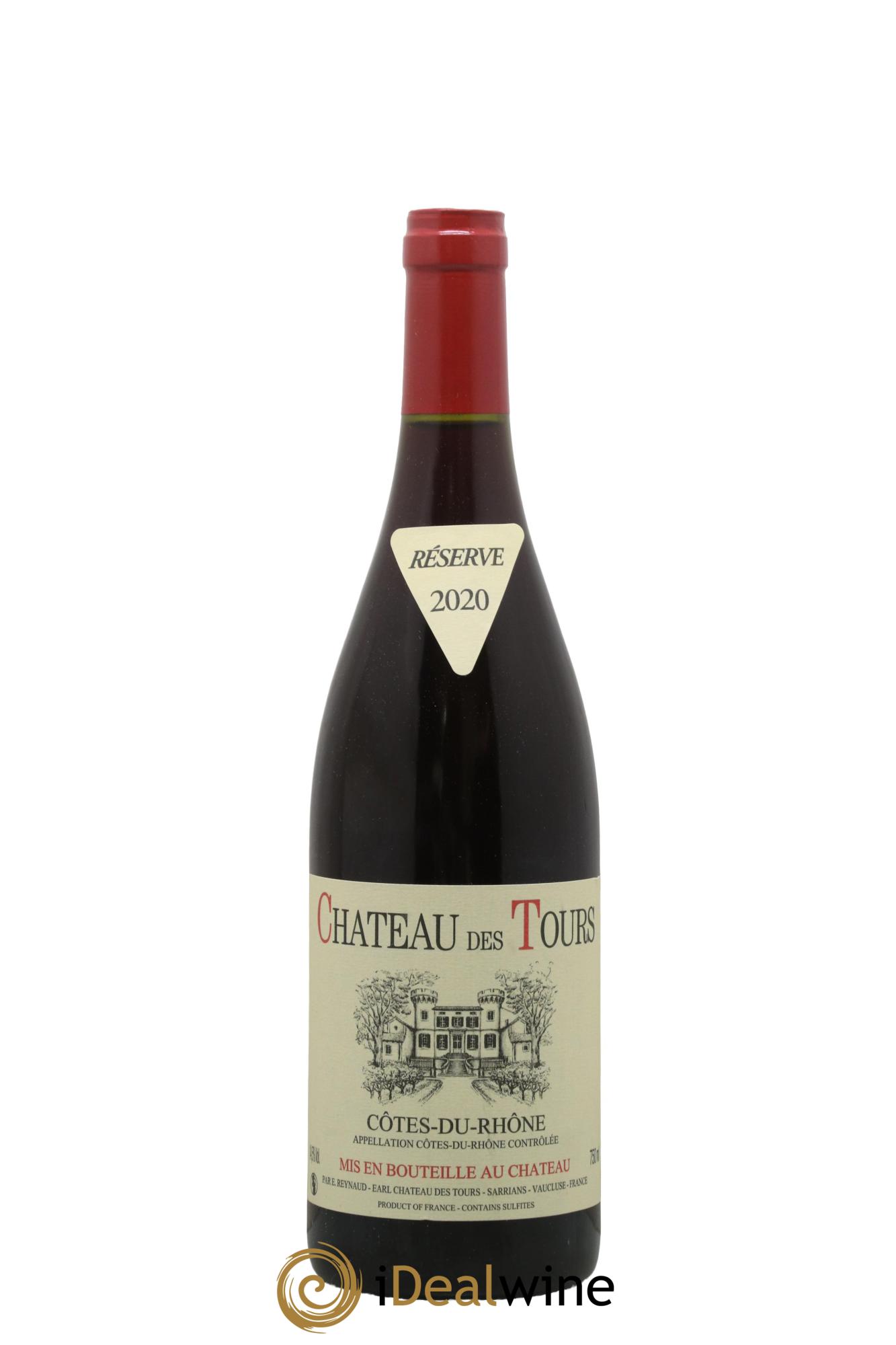 Côtes-du-Rhône Château des Tours Emmanuel Reynaud 2020 - Lot de 1 bouteille - 0