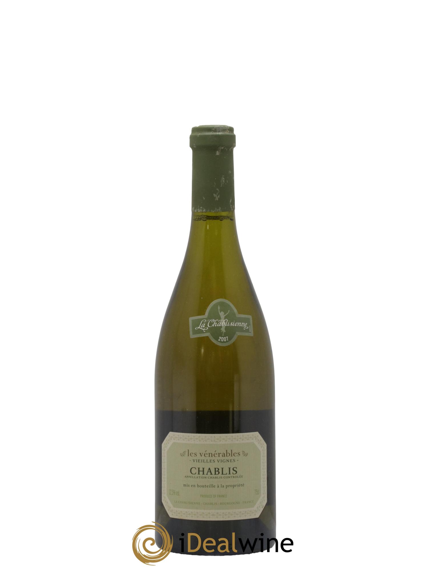 Chablis Les Vénérables La Chablisienne Vieilles Vignes 2007 - Lot de 1 bouteille - 0