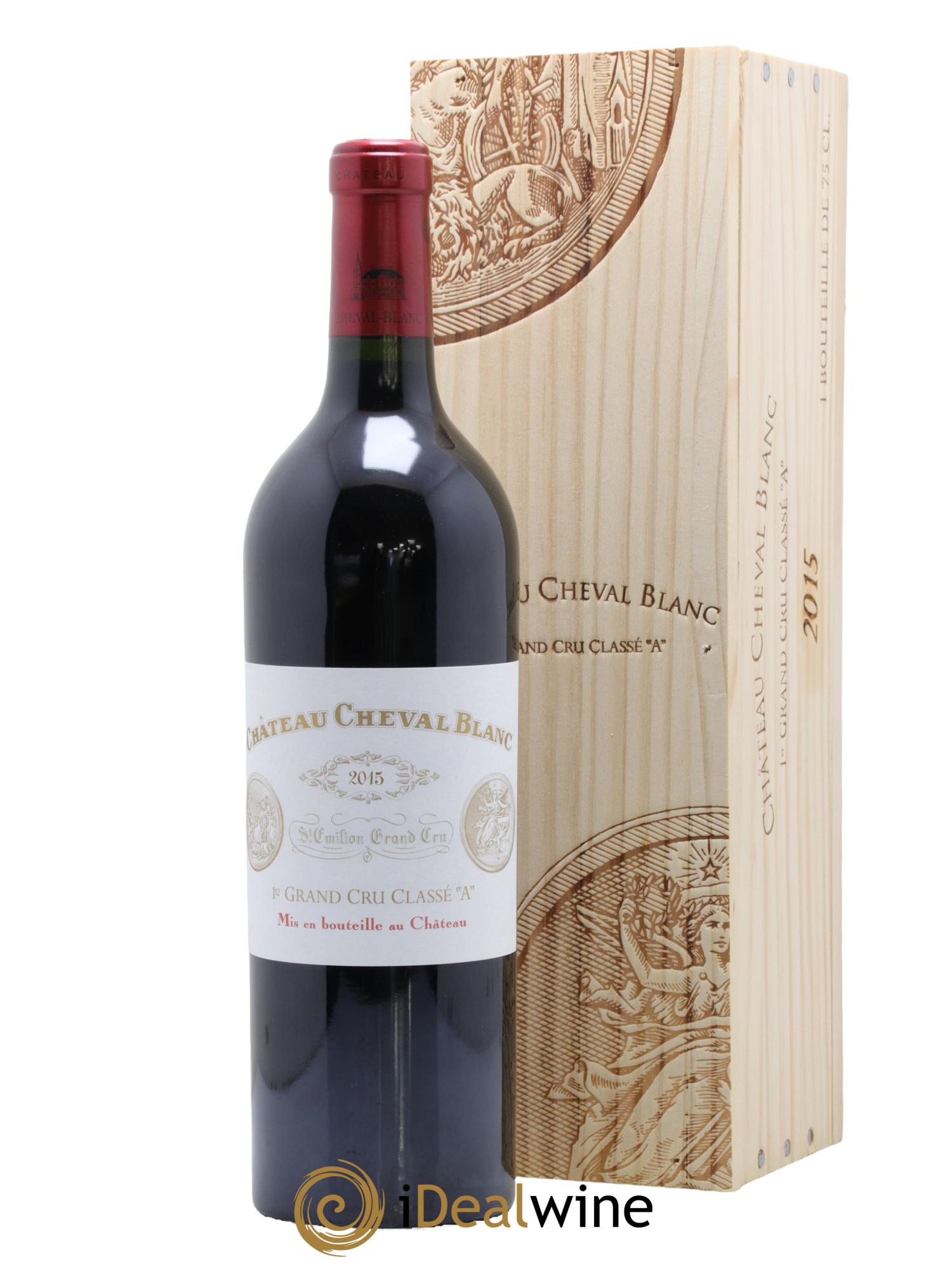 Château Cheval Blanc 1er Grand Cru Classé A 2015 - Posten von 1 Flasche - 0