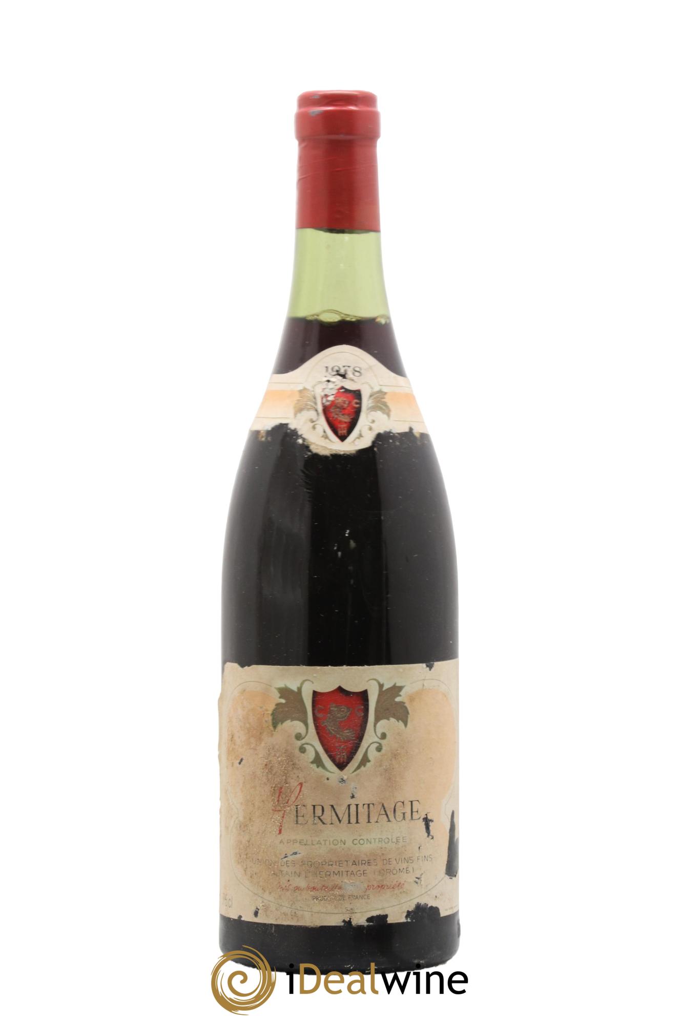 Hermitage Union des Propriétaires de Vins Fins 1978 - Lot de 1 bouteille - 0
