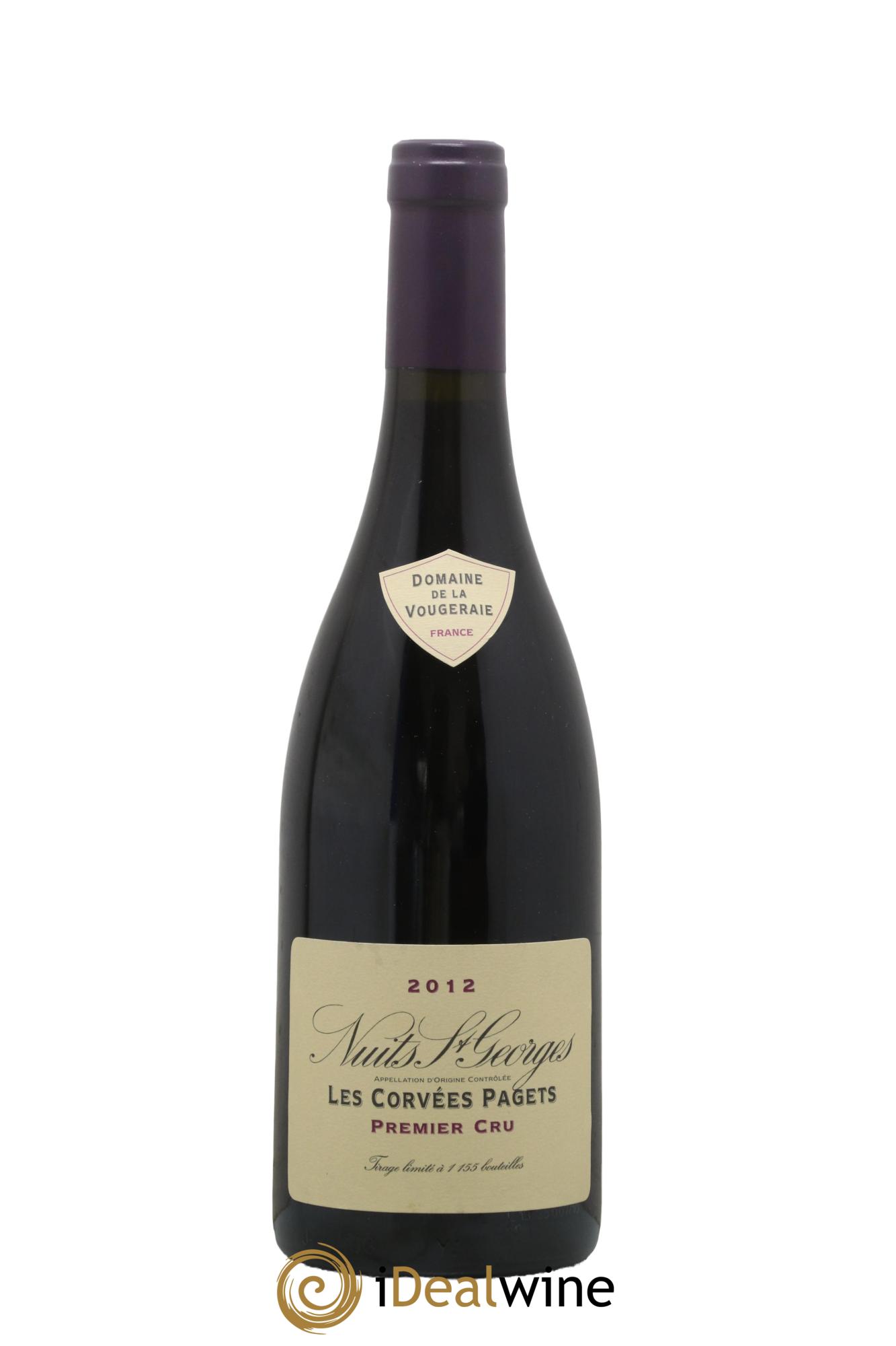 Nuits-Saint-Georges 1er Cru Les Corvées Pagets La Vougeraie 2012 - Lot de 1 bouteille - 0