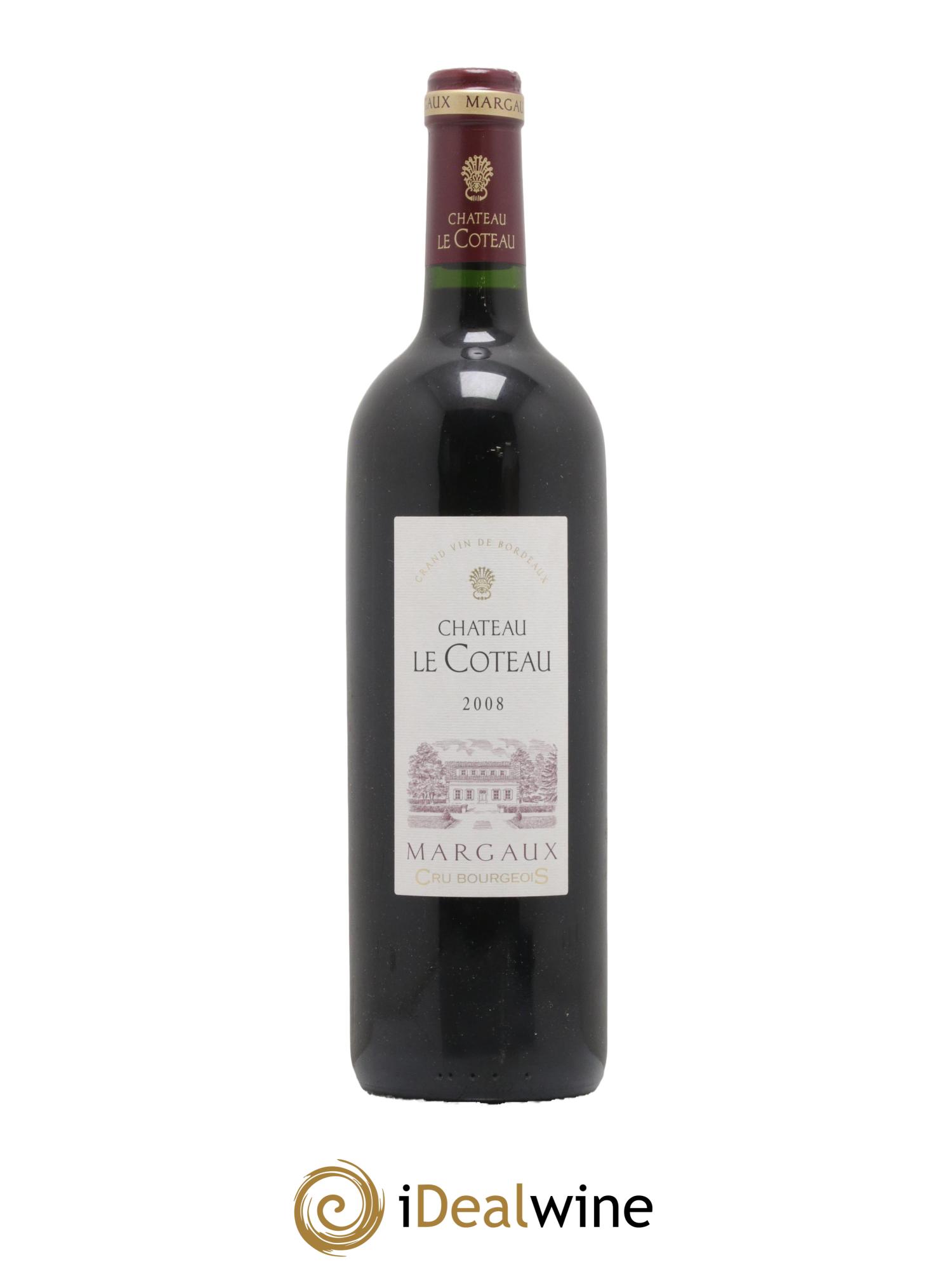 Château Le Coteau Cru Bourgeois 2008 - Lot de 1 bouteille - 0