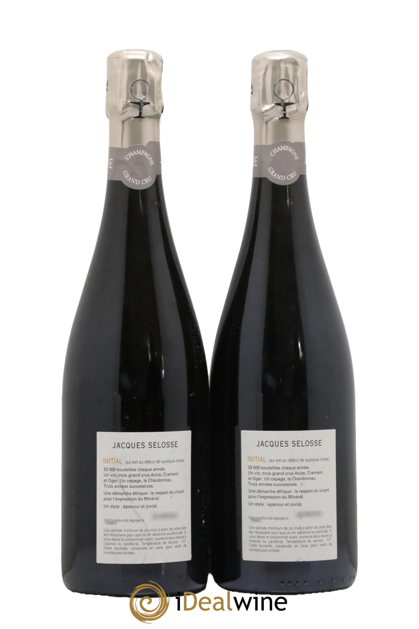 Initial Brut Jacques Selosse - Lot de 2 bouteilles - 1
