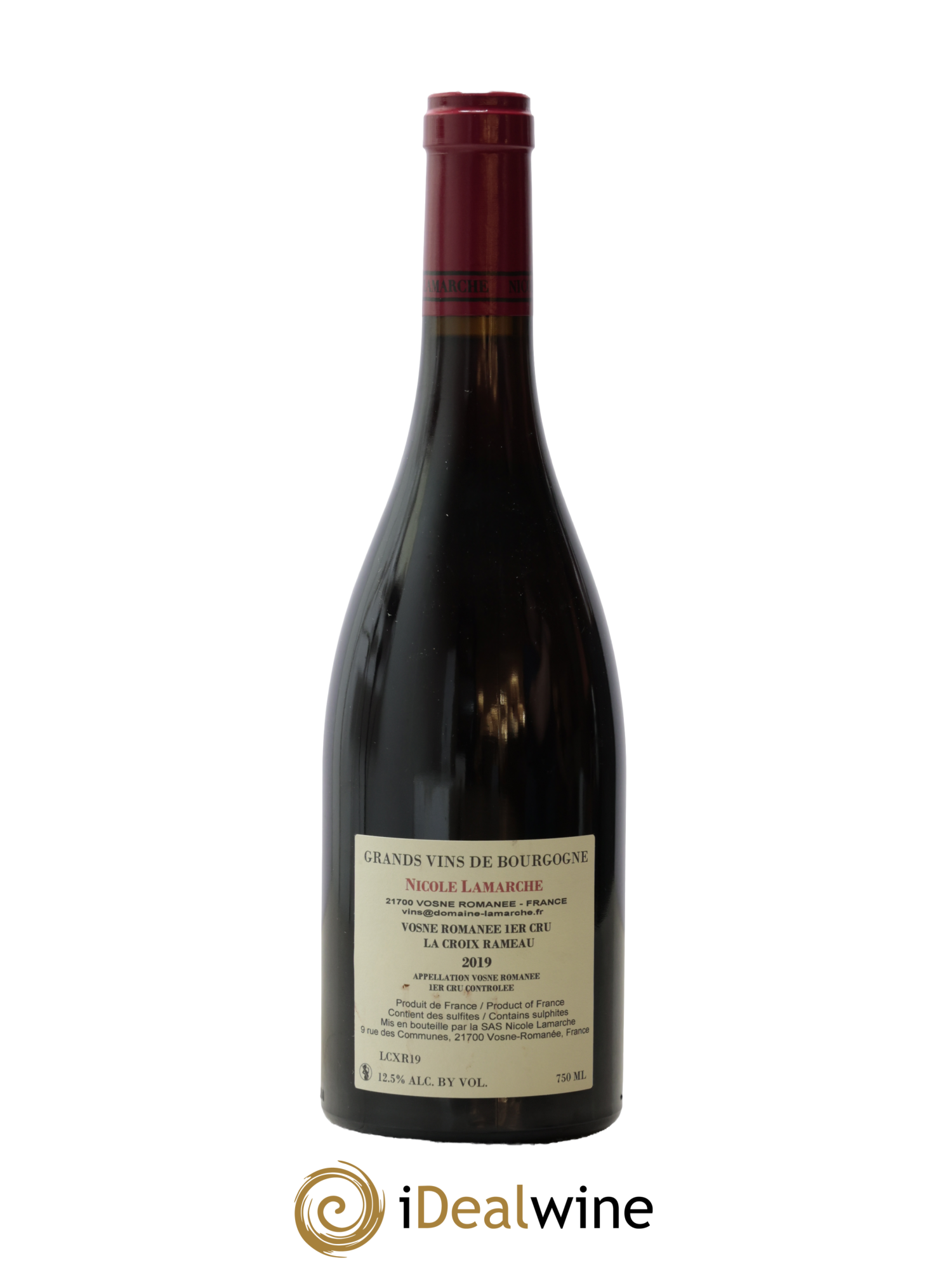 Vosne-Romanée 1er Cru La Croix Rameau Lamarche (Domaine) 2019 - Lot de 1 bouteille - 1