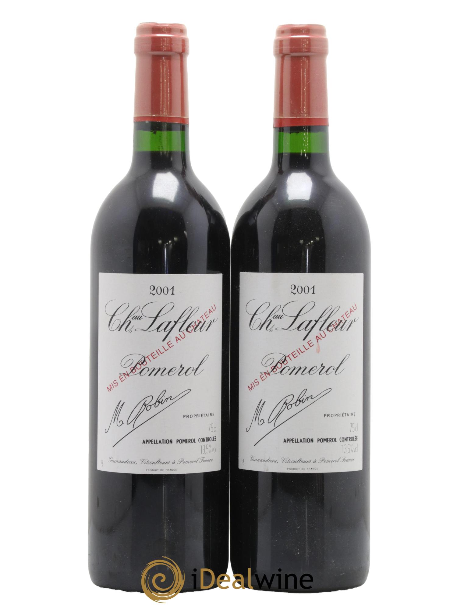 Château Lafleur 2001 - Lot de 2 bouteilles - 0
