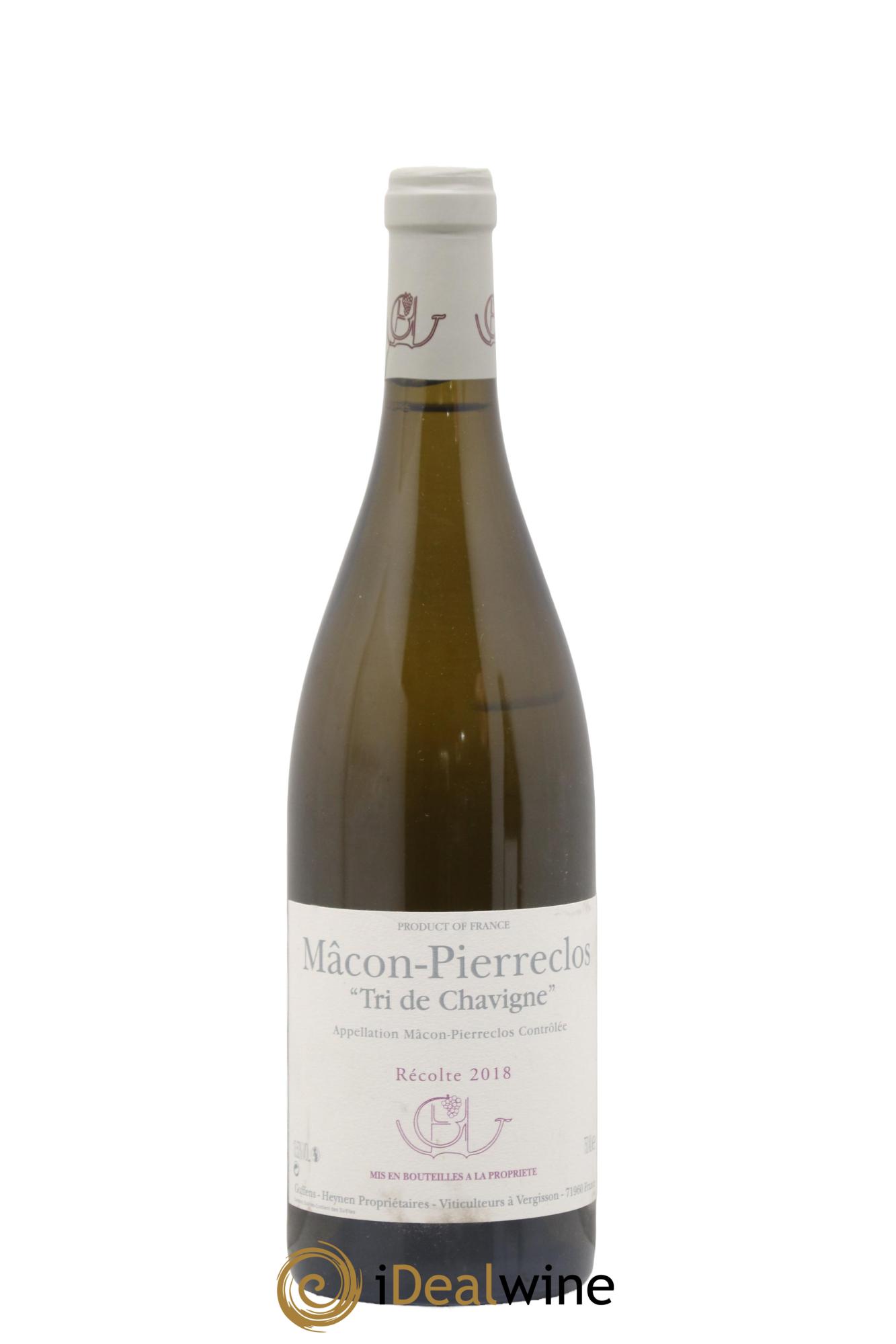 Mâcon-Pierreclos Tri de Chavigne Guffens-Heynen 2018 - Lot de 1 bouteille - 0