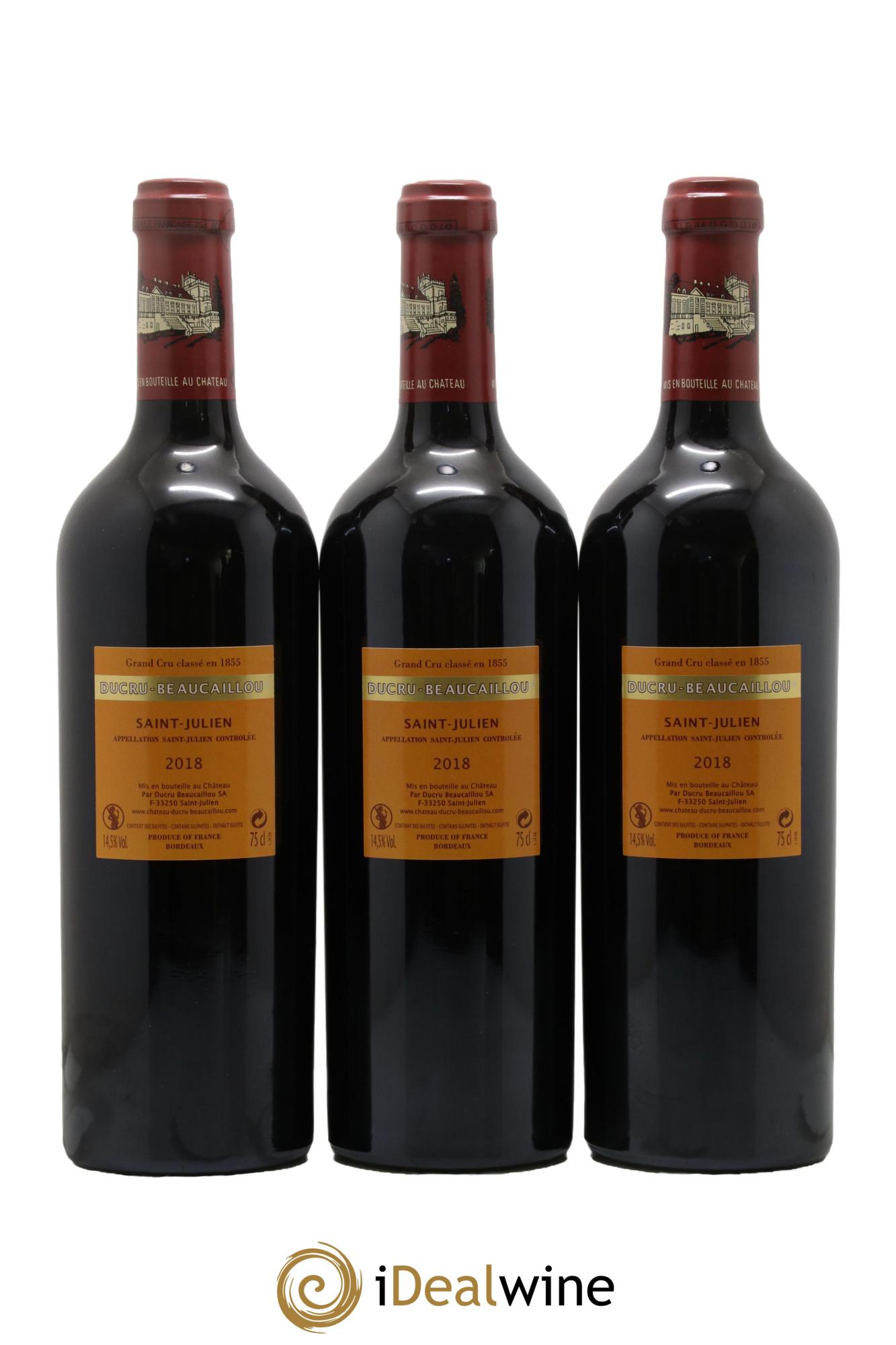 Château Ducru Beaucaillou 2ème Grand Cru Classé 2018 - Lot de 6 bouteilles - 2