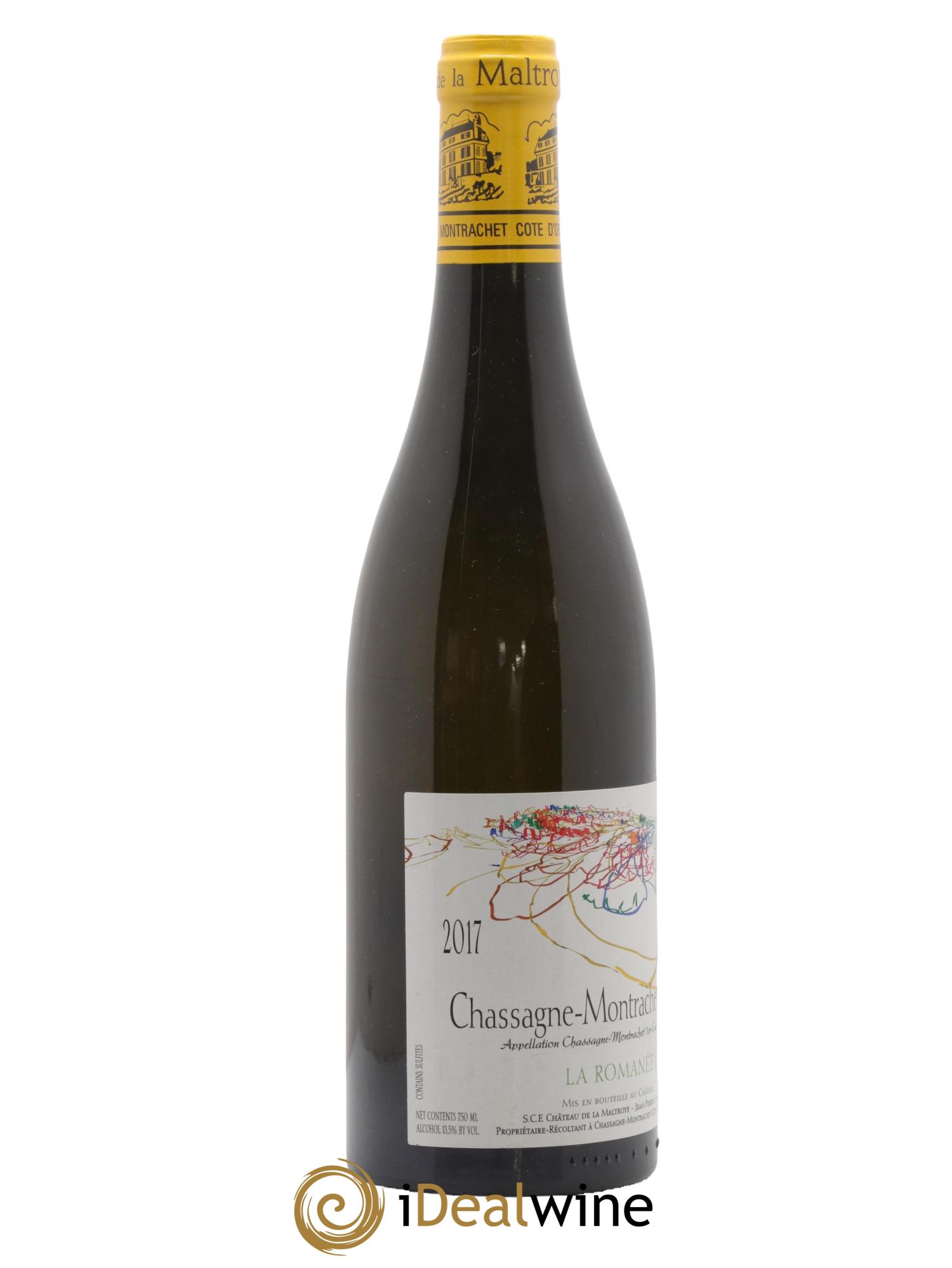 Chassagne-Montrachet 1er Cru La Romanée Château de la Maltroye 2017 - Lotto di 1 bottiglia - 1