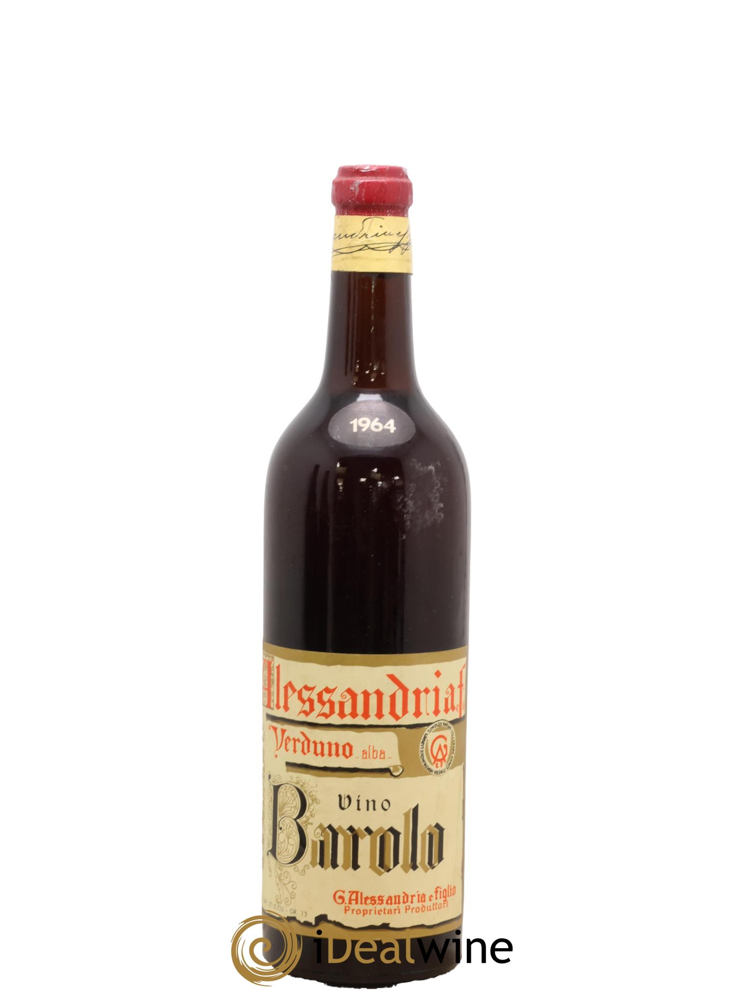 Barolo Verduno Allessandria Fratelli 1964 - Lot de 1 bouteille - 0