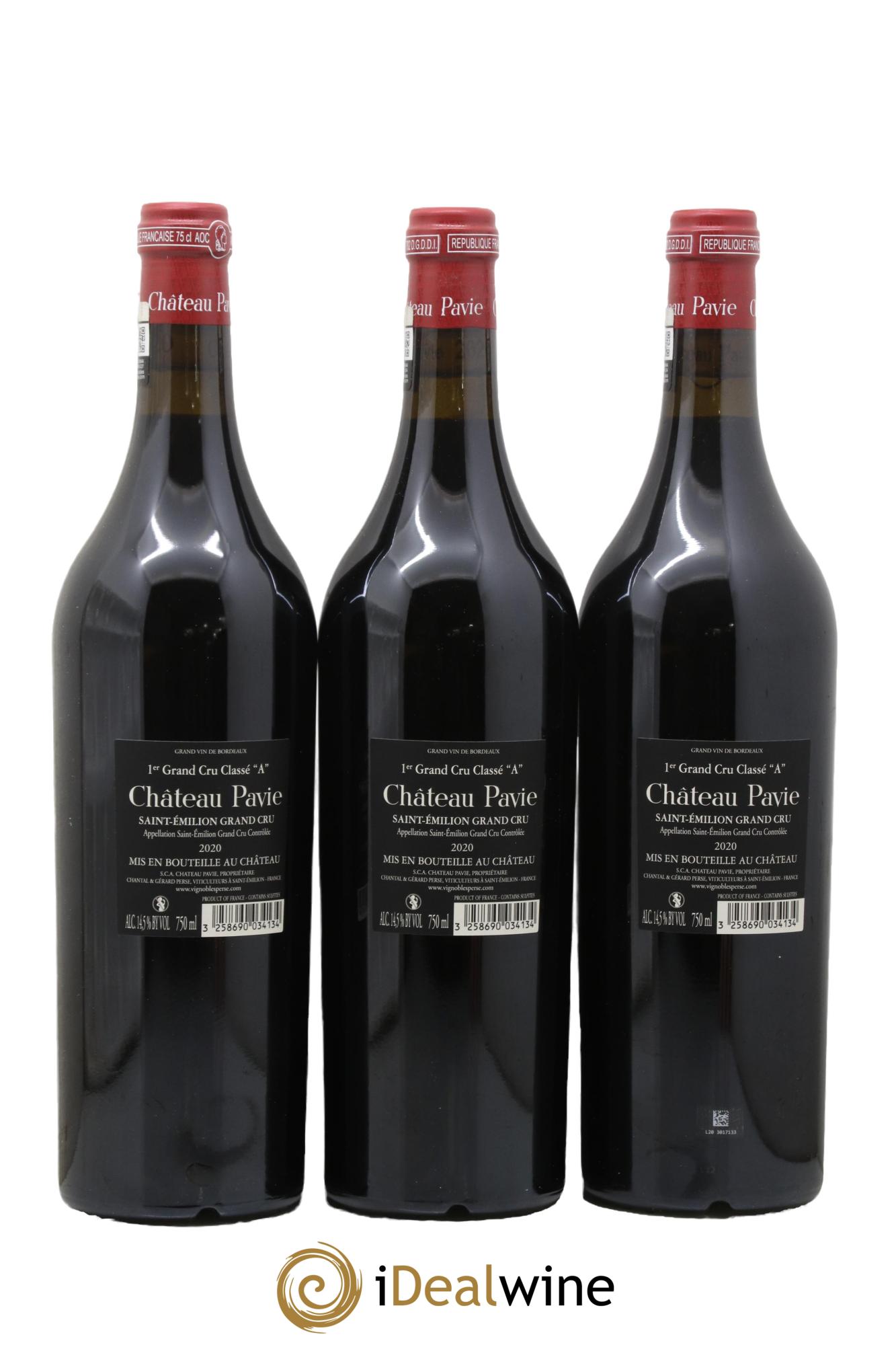 Château Pavie 1er Grand Cru Classé A 2020 - Lot of 6 bottles - 4