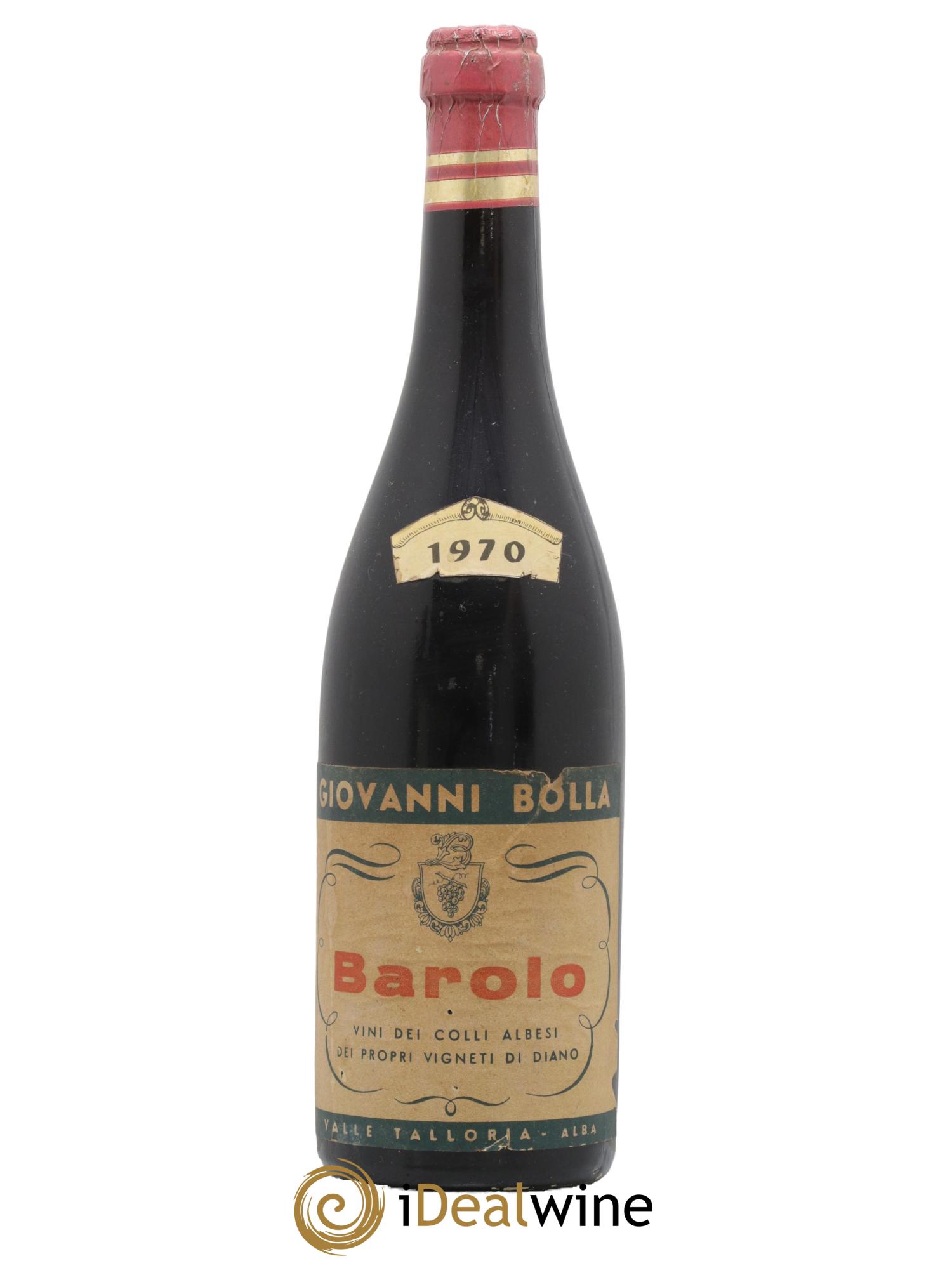 Barolo DOCG Giovanni Bolla 1970 - Lotto di 1 bottiglia - 0