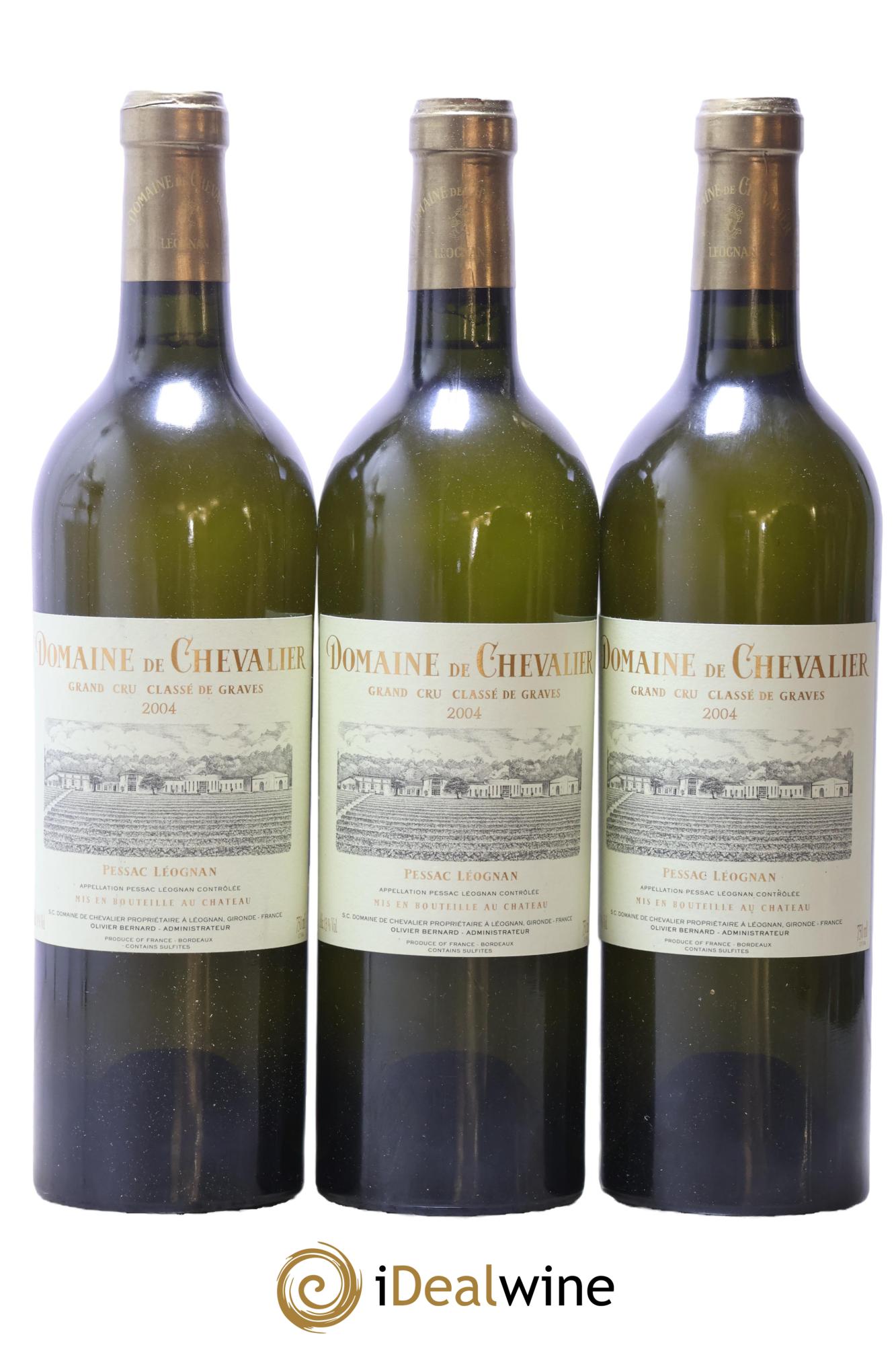 Domaine de Chevalier Cru Classé de Graves 2004 - Posten von 3 Flaschen - 0