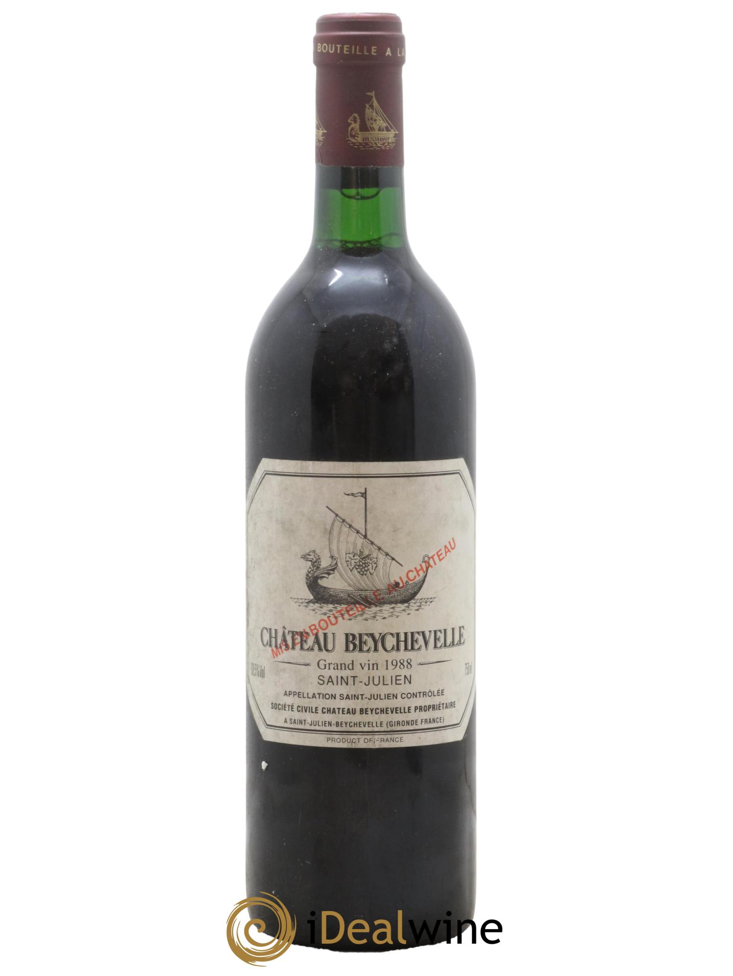 Château Beychevelle 4ème Grand Cru Classé 1988 - Lot of 1 bottle - 0