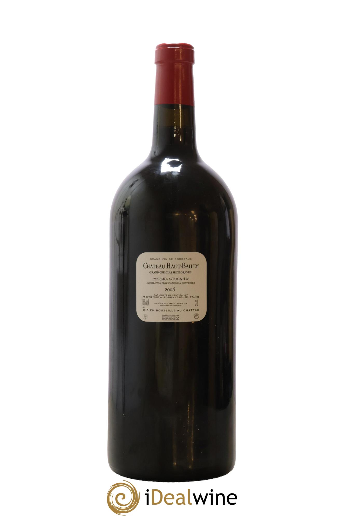 Château Haut-Bailly Cru Classé de Graves 2008 - Lot de 1 double magnum - 2
