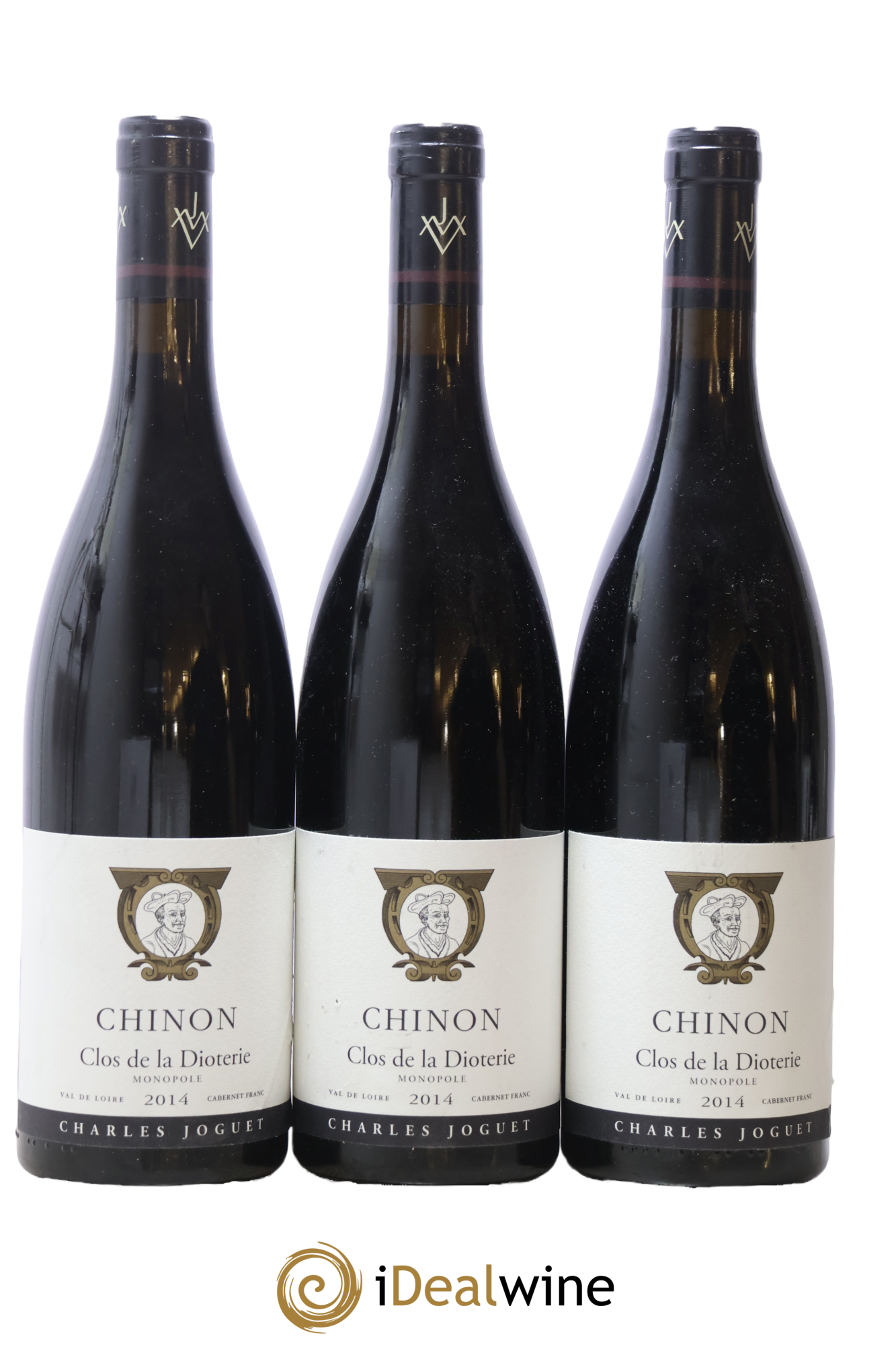 Chinon Clos de La Dioterie Charles Joguet 2014 - Lot of 3 bottles - 0