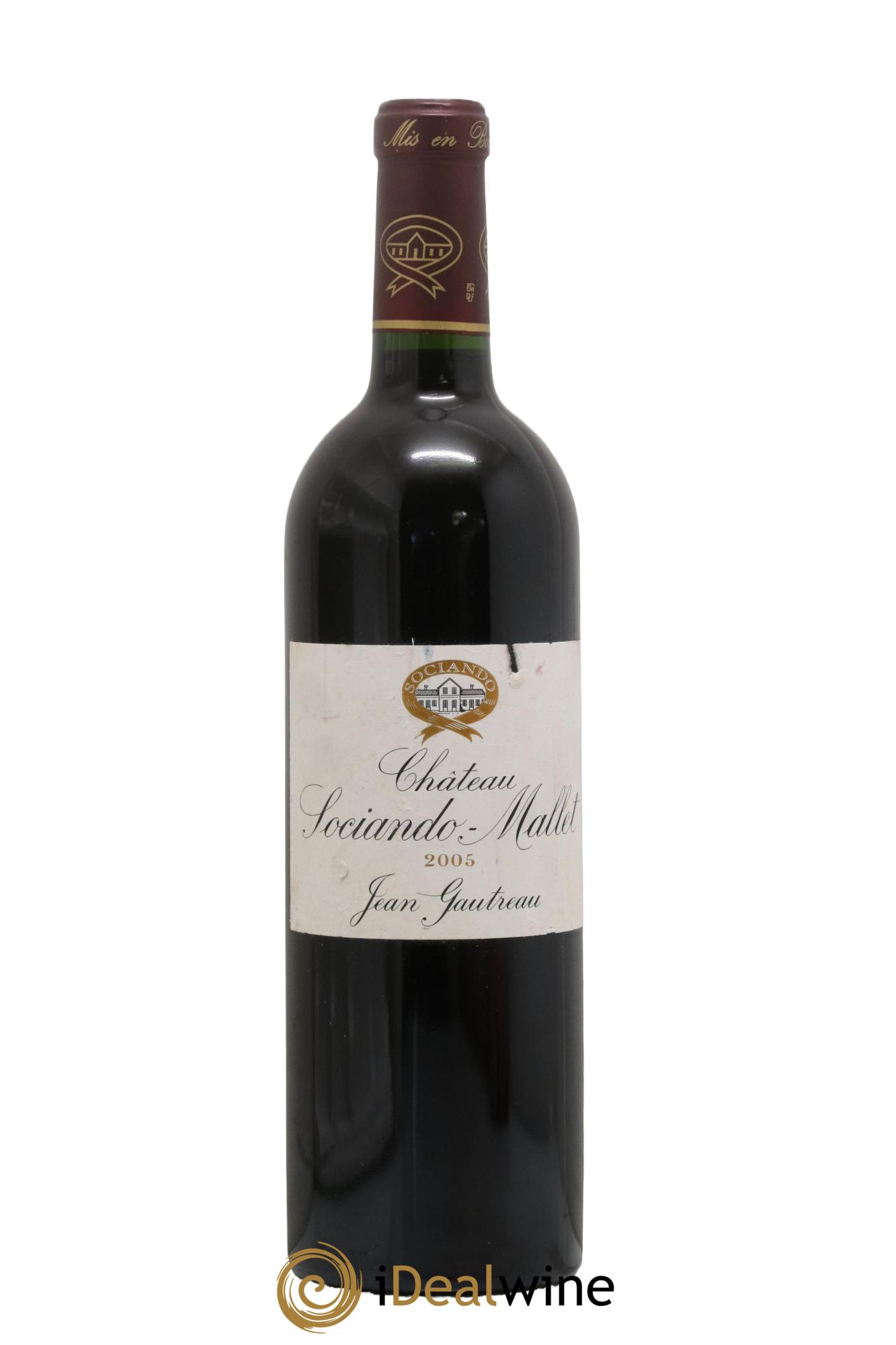 Château Sociando Mallet 2005 - Lot of 1 bottle - 0