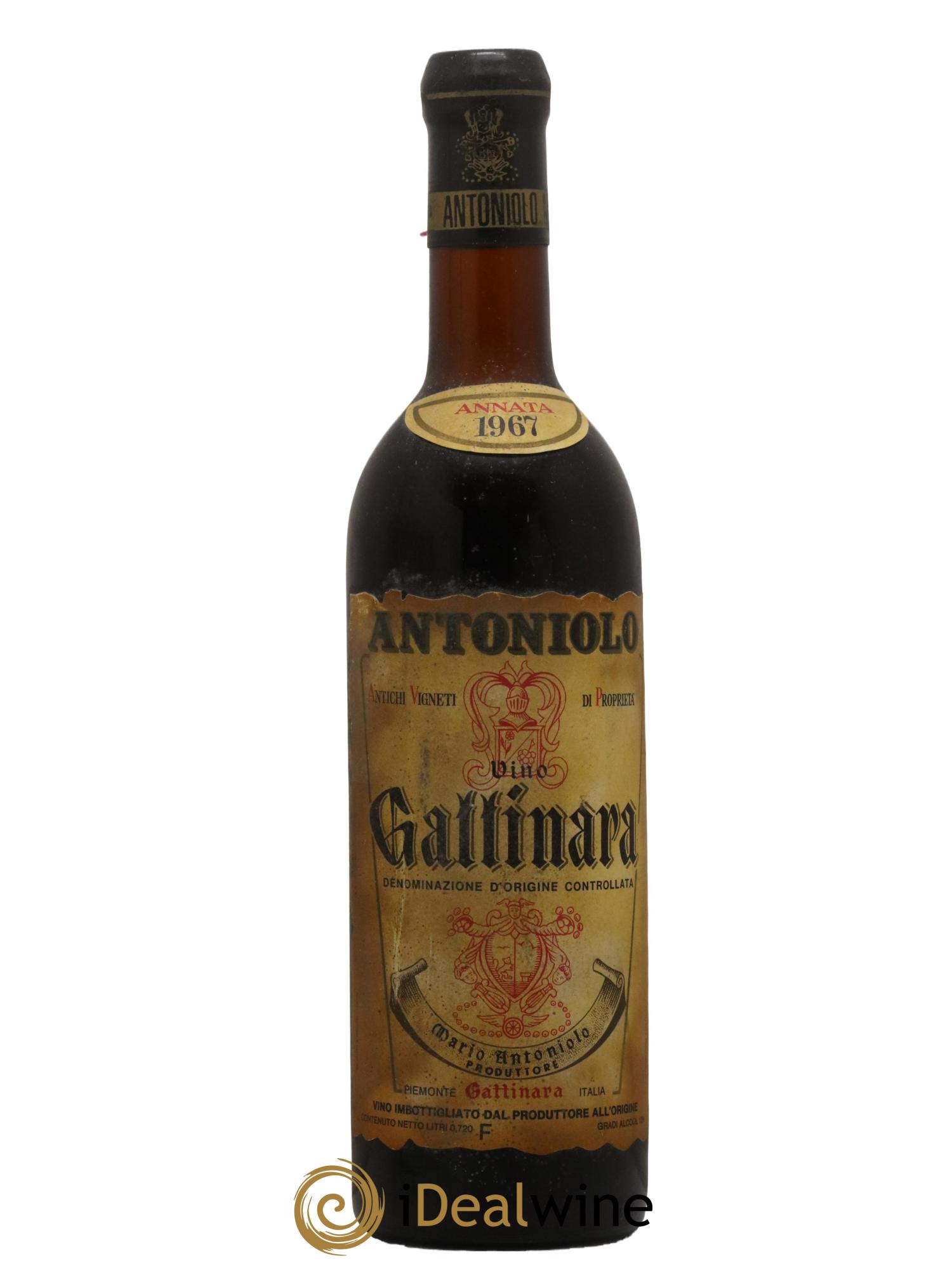 Gattinara DOCG Azienda Antoniolo 1967 - Lot de 1 bouteille - 0