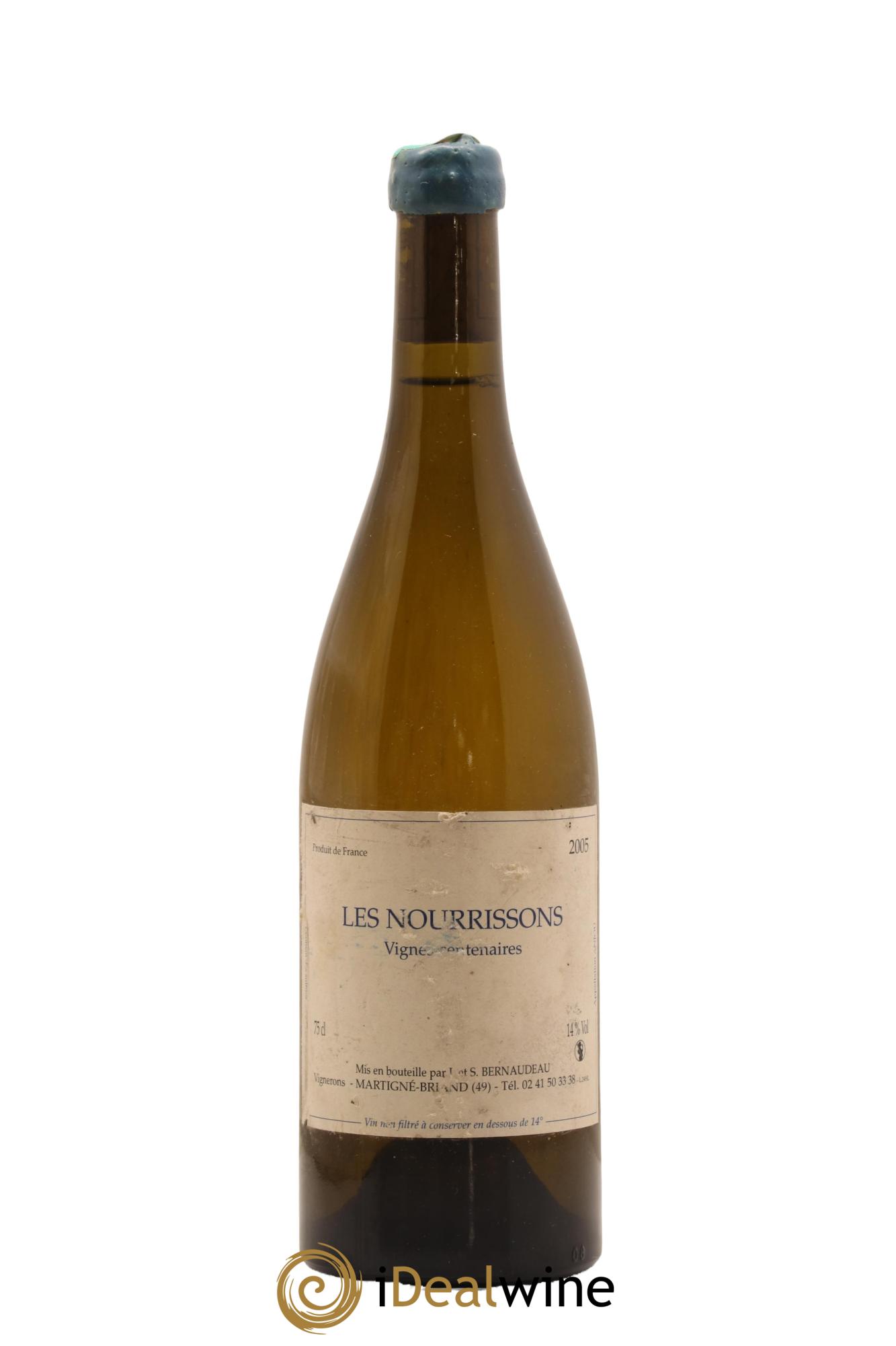 Anjou Les Nourrissons Vignes Centenaires Stéphane Bernaudeau (Domaine) 2005 - Lot de 1 bouteille - 0