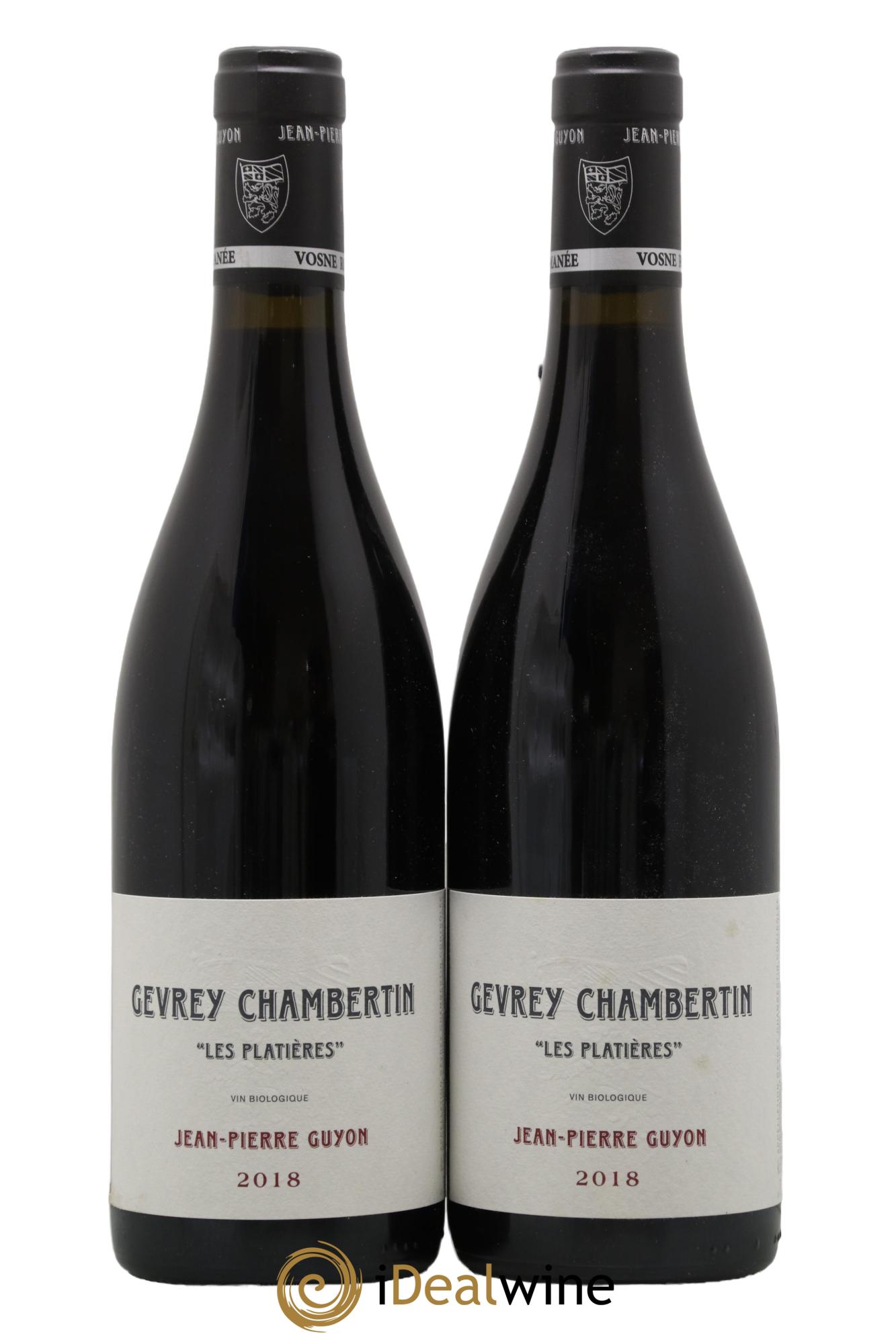 Gevrey-Chambertin Les Platières Guyon (Domaine) 2018 - Lot de 2 bouteilles - 0