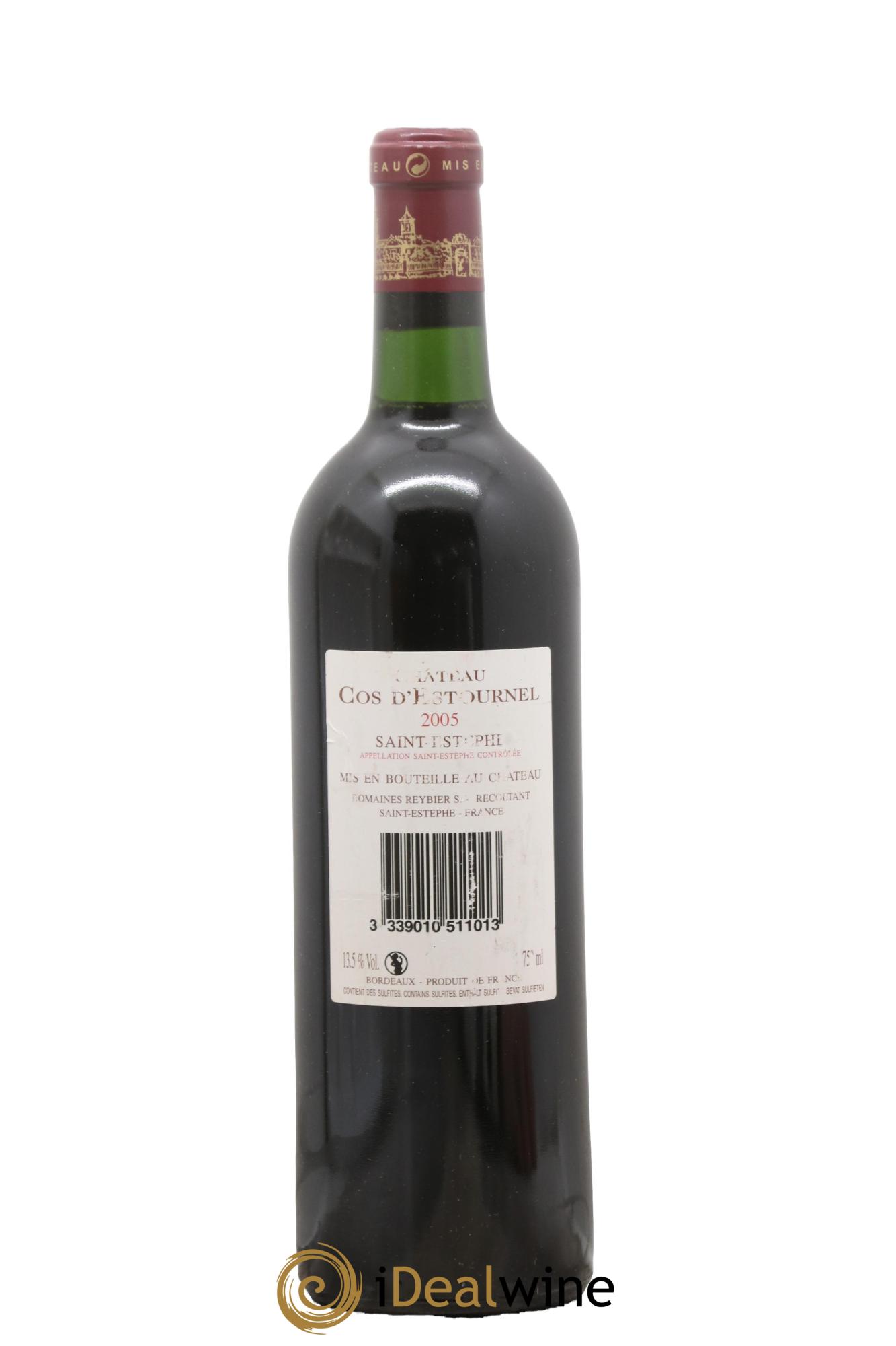 Cos d'Estournel 2ème Grand Cru Classé 2005 - Lot de 1 bouteille - 1