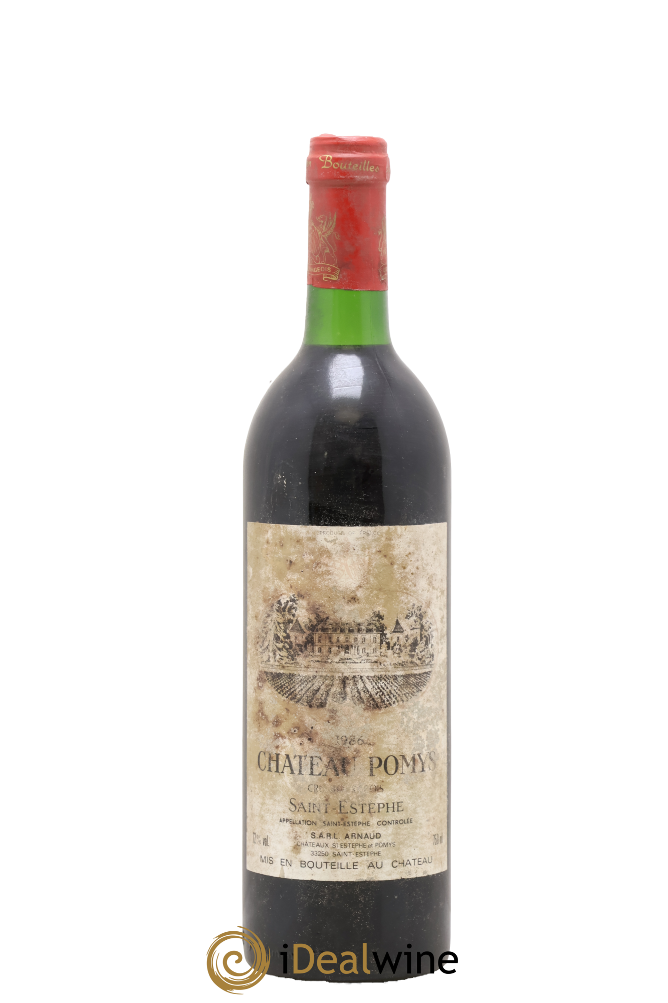 Château Pomys Cru Bourgeois 1986 - Lotto di 1 bottiglia - 0