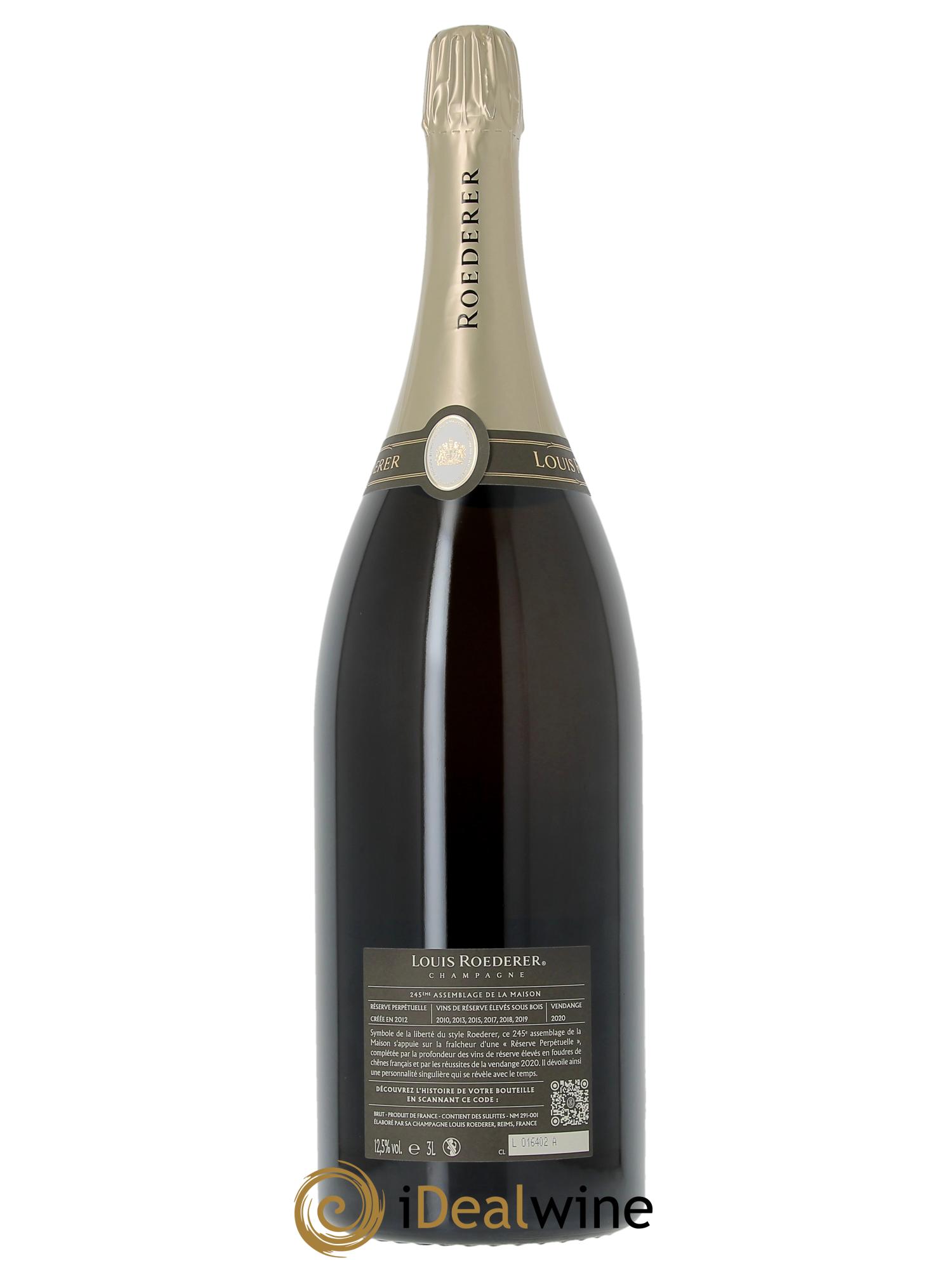 Collection 245 Brut Louis Roederer - Lot de 1 jeroboam - 2