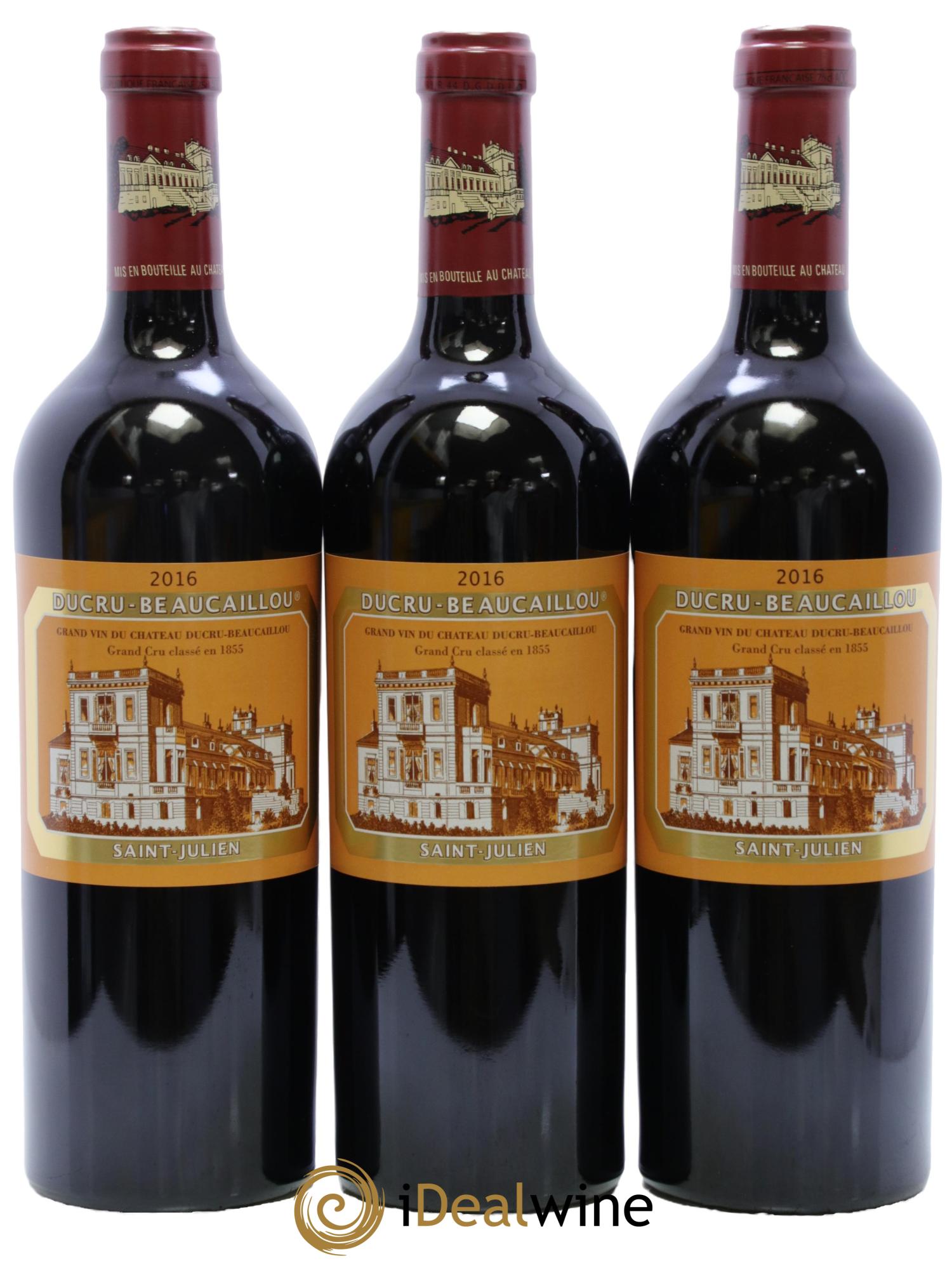 Château Ducru Beaucaillou 2ème Grand Cru Classé 2016 - Lot de 3 bouteilles - 0