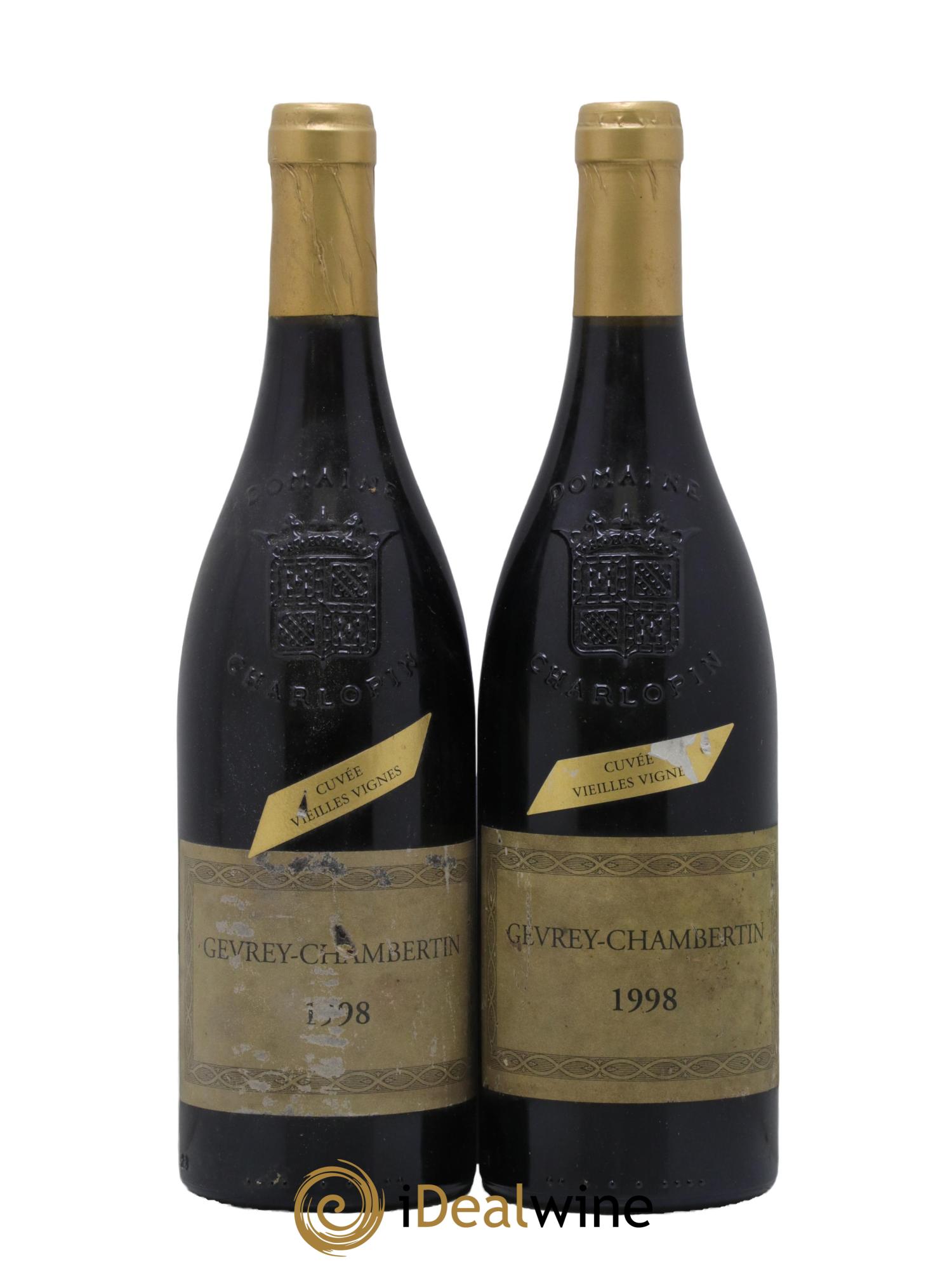Gevrey-Chambertin Cuvée Vieilles Vignes Charlopin-Parizot 1998 - Lot de 2 bouteilles - 0