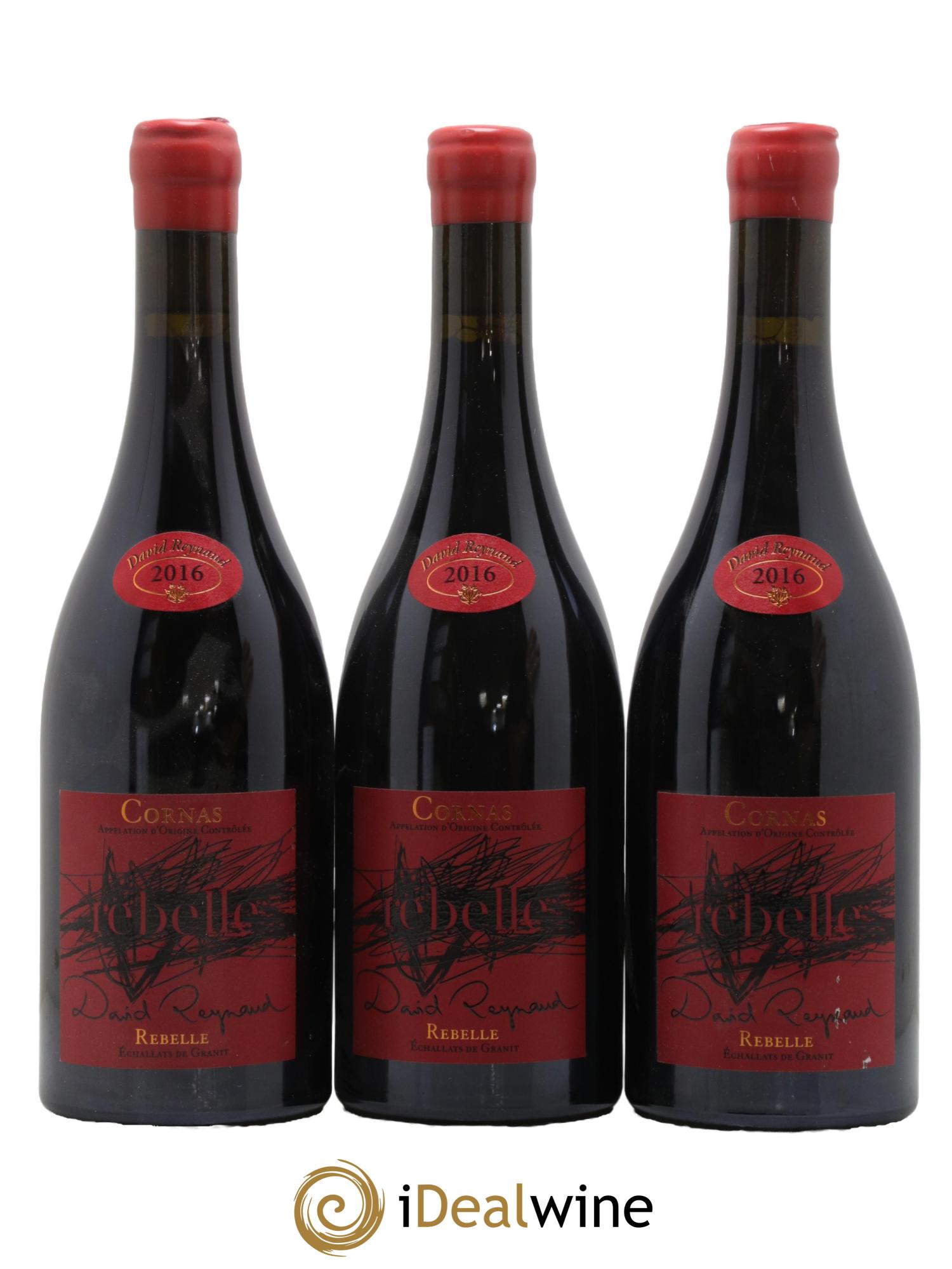 Cornas Rebelle David Reynaud 2016 - Lot de 3 bouteilles - 0