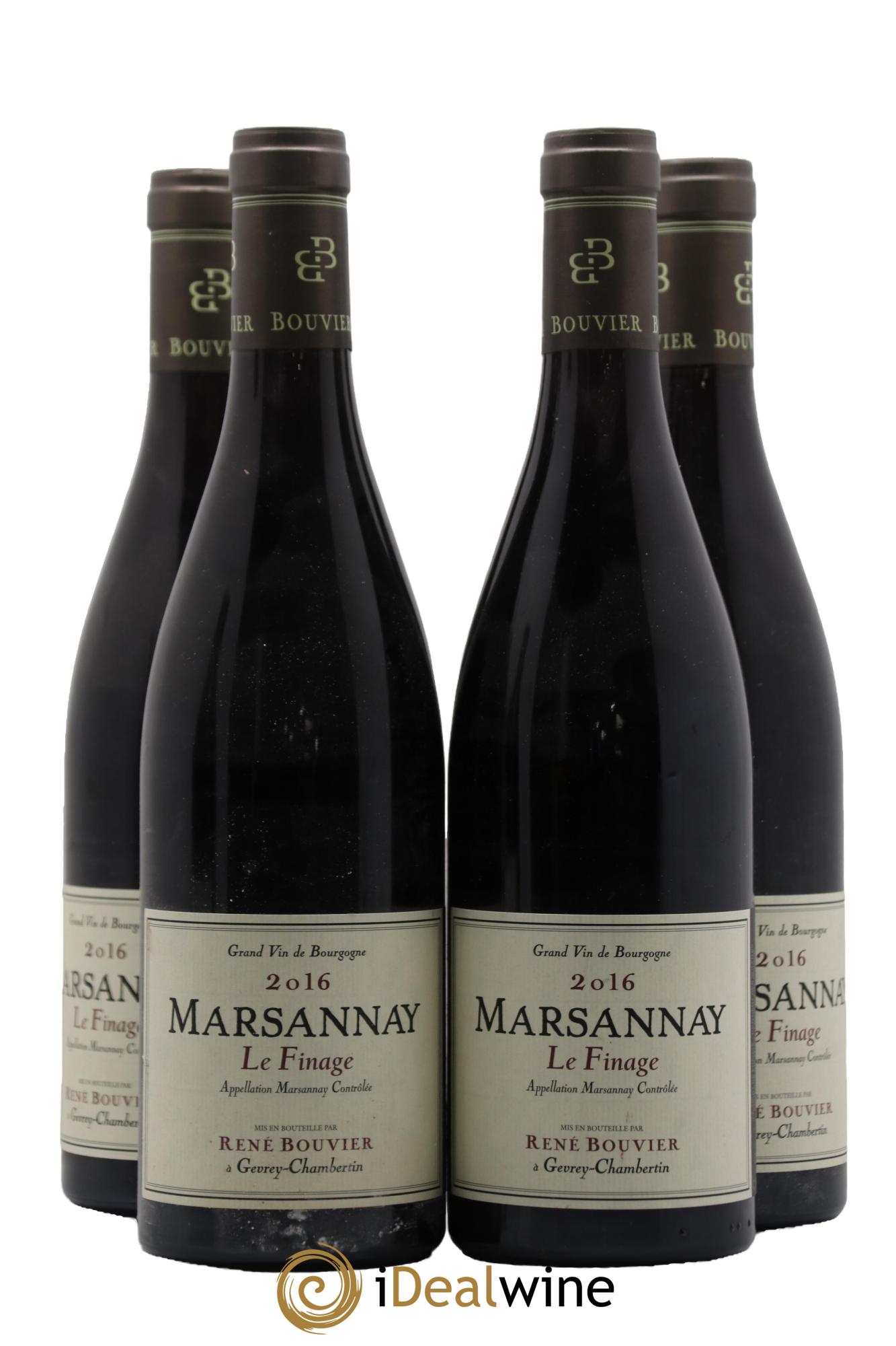 Marsannay Le Finage René Bouvier (Domaine) 2016 - Posten von 4 Flaschen - 0