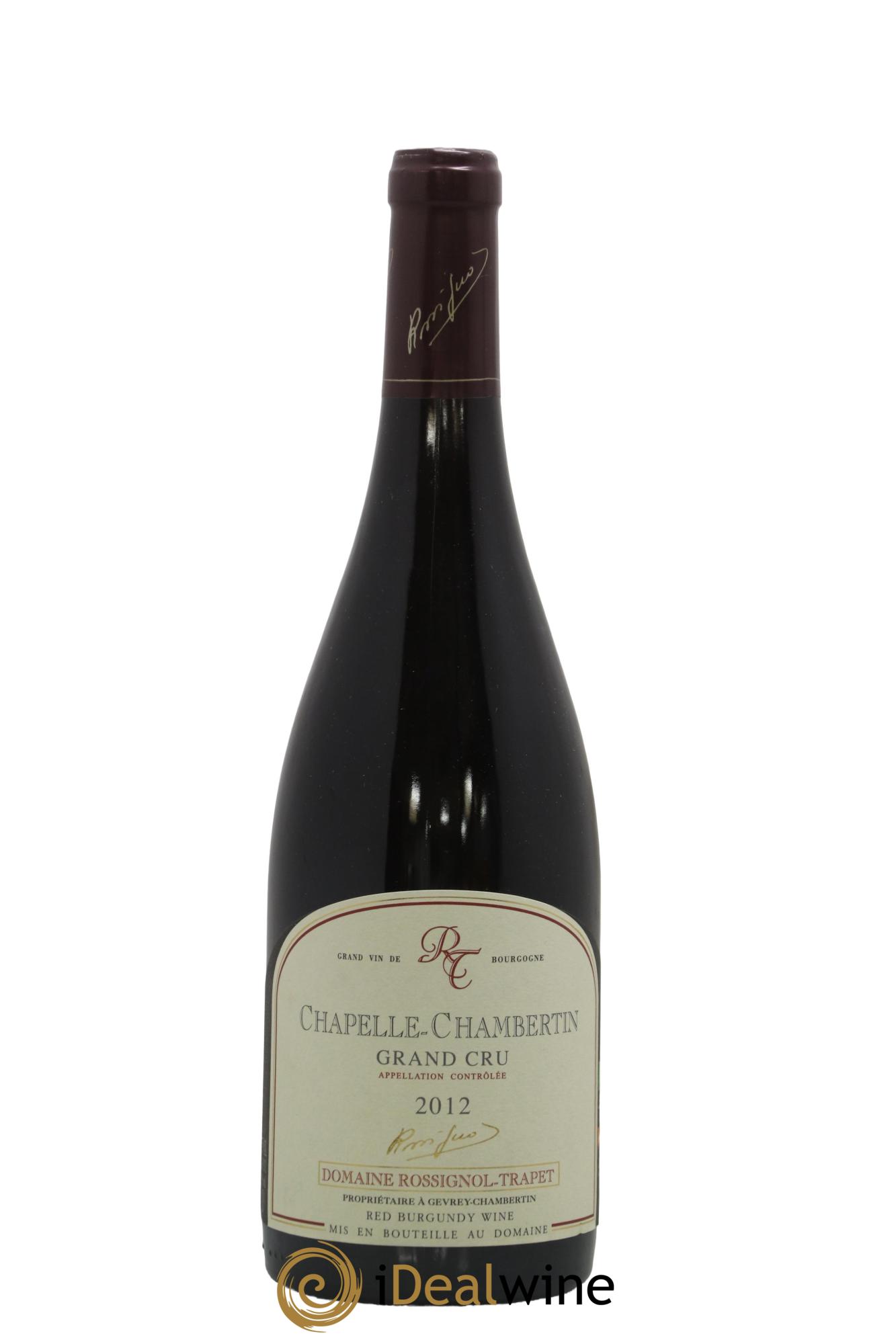 Chapelle-Chambertin Grand Cru Rossignol-Trapet (Domaine) 2012 - Lot of 1 bottle - 0