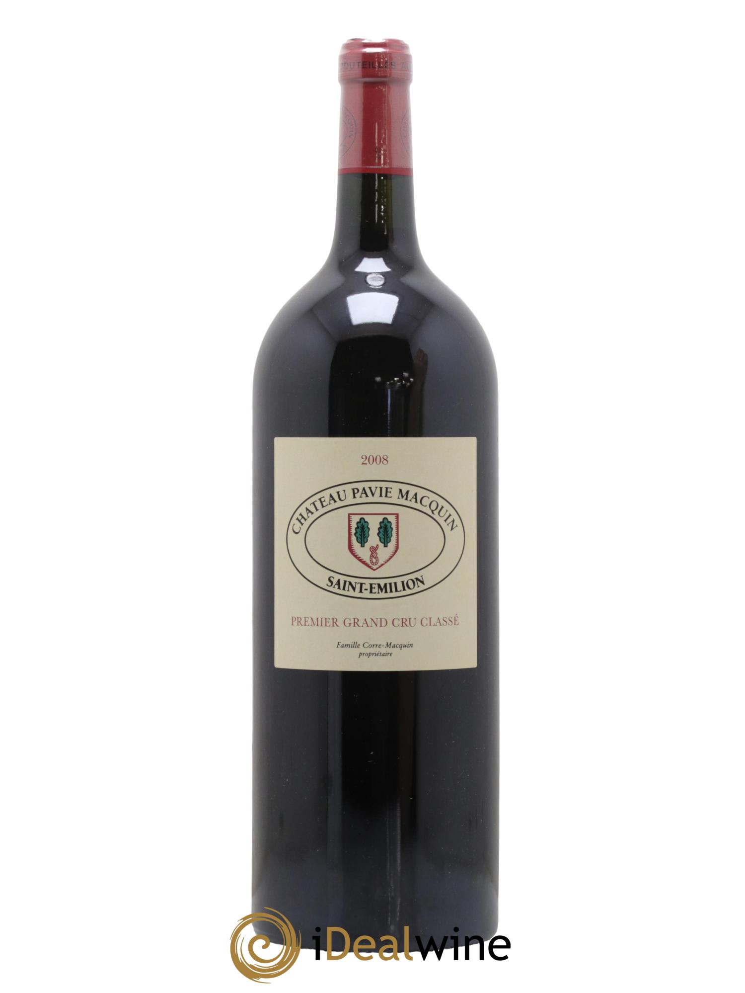 Château Pavie Macquin 1er Grand Cru Classé B 2008 - Lot de 1 magnum - 0