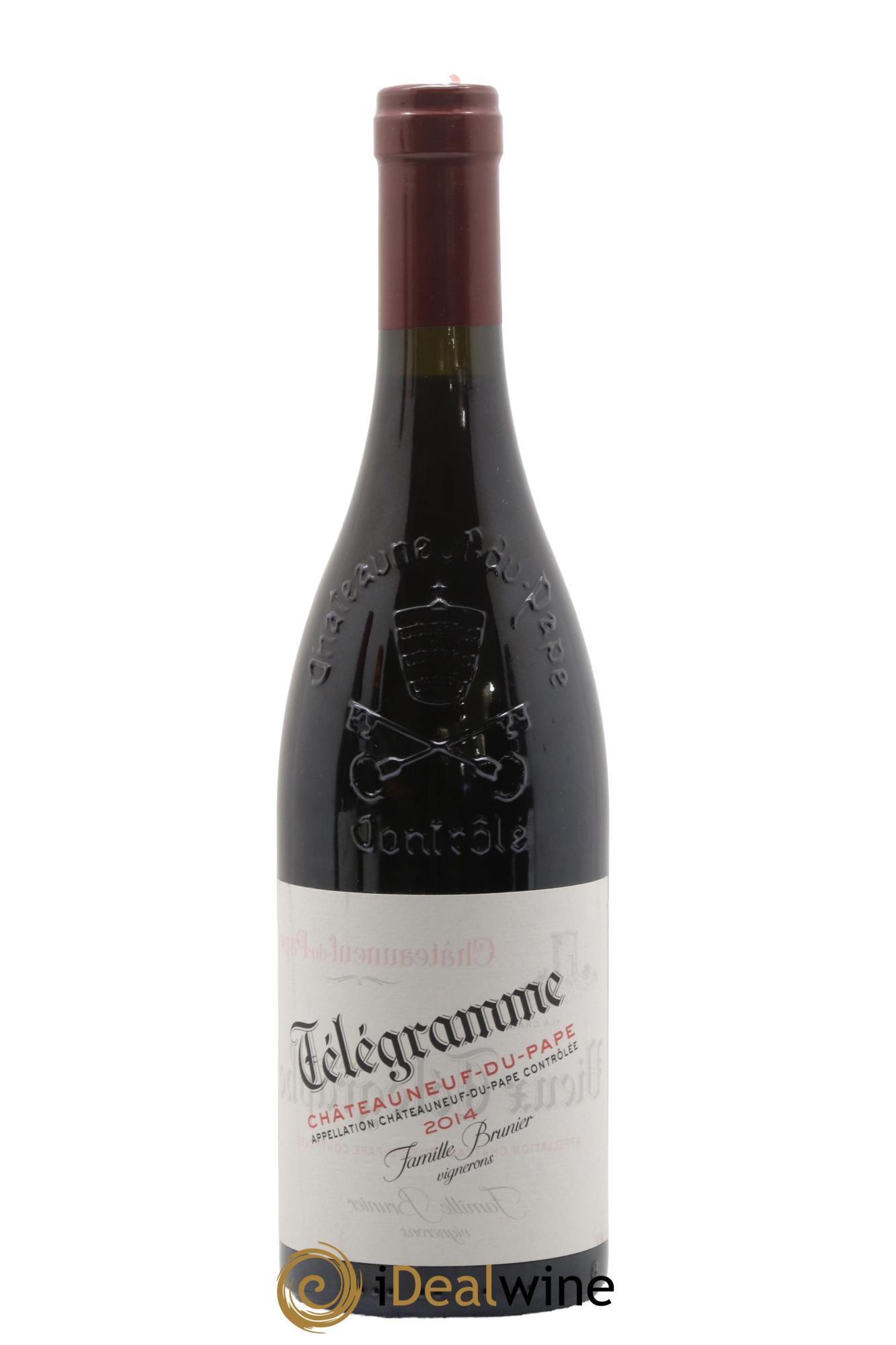 Châteauneuf-du-Pape Télégramme Vignobles Brunier 2014 - Lot of 1 bottle - 0