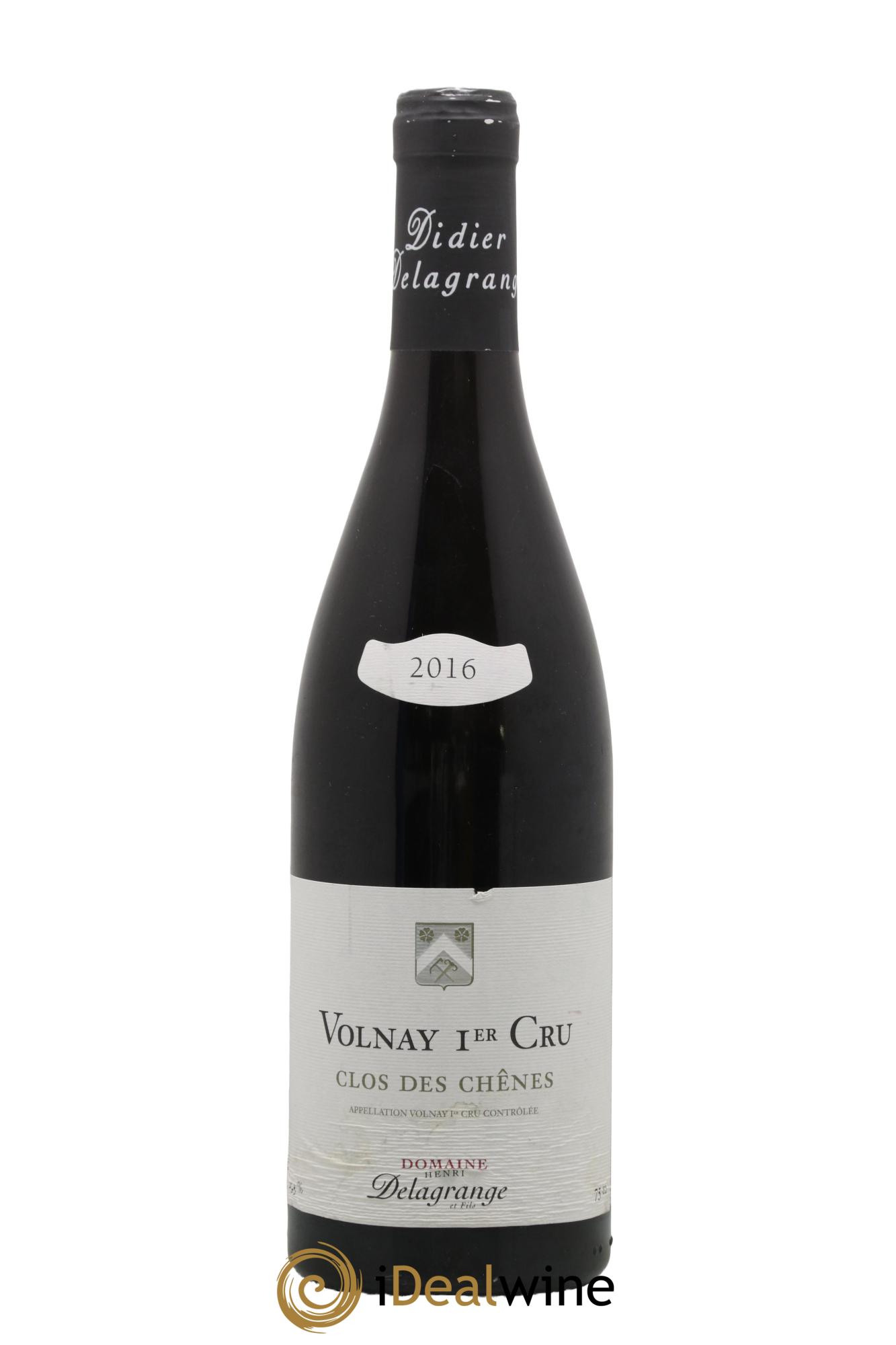 Volnay 1er Cru Clos des Chênes Domaine Delagrange 2016 - Lot de 1 bouteille - 0