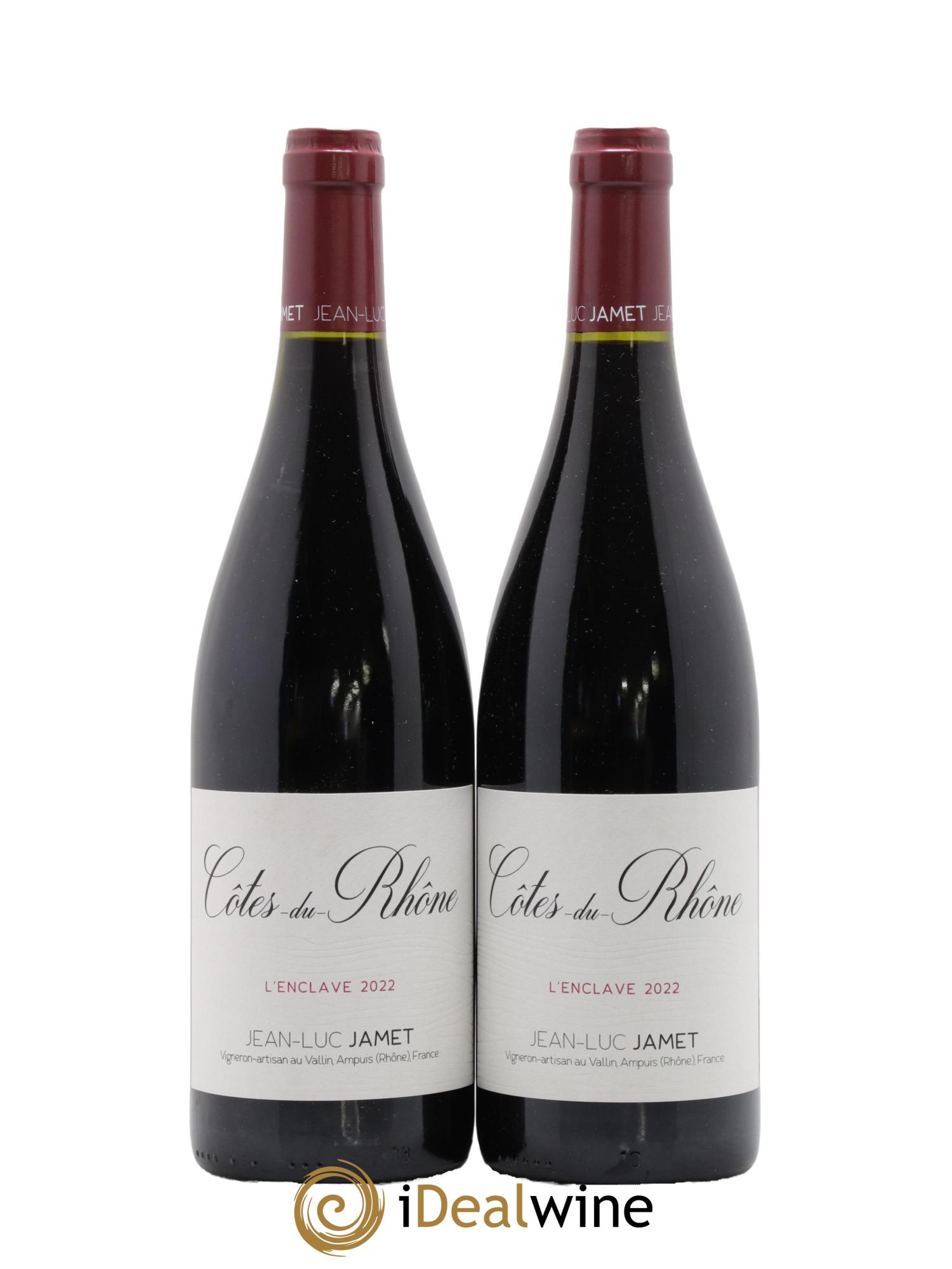 Côtes-du-Rhône L'Enclave Jean-Luc Jamet 2022 - Lot de 2 bouteilles - 0