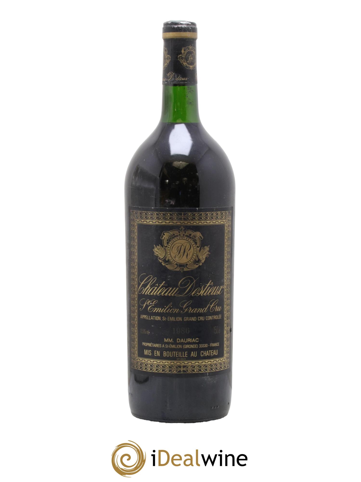 Château Destieux Grand Cru Classé 1986 - Lot of 1 magnum - 0
