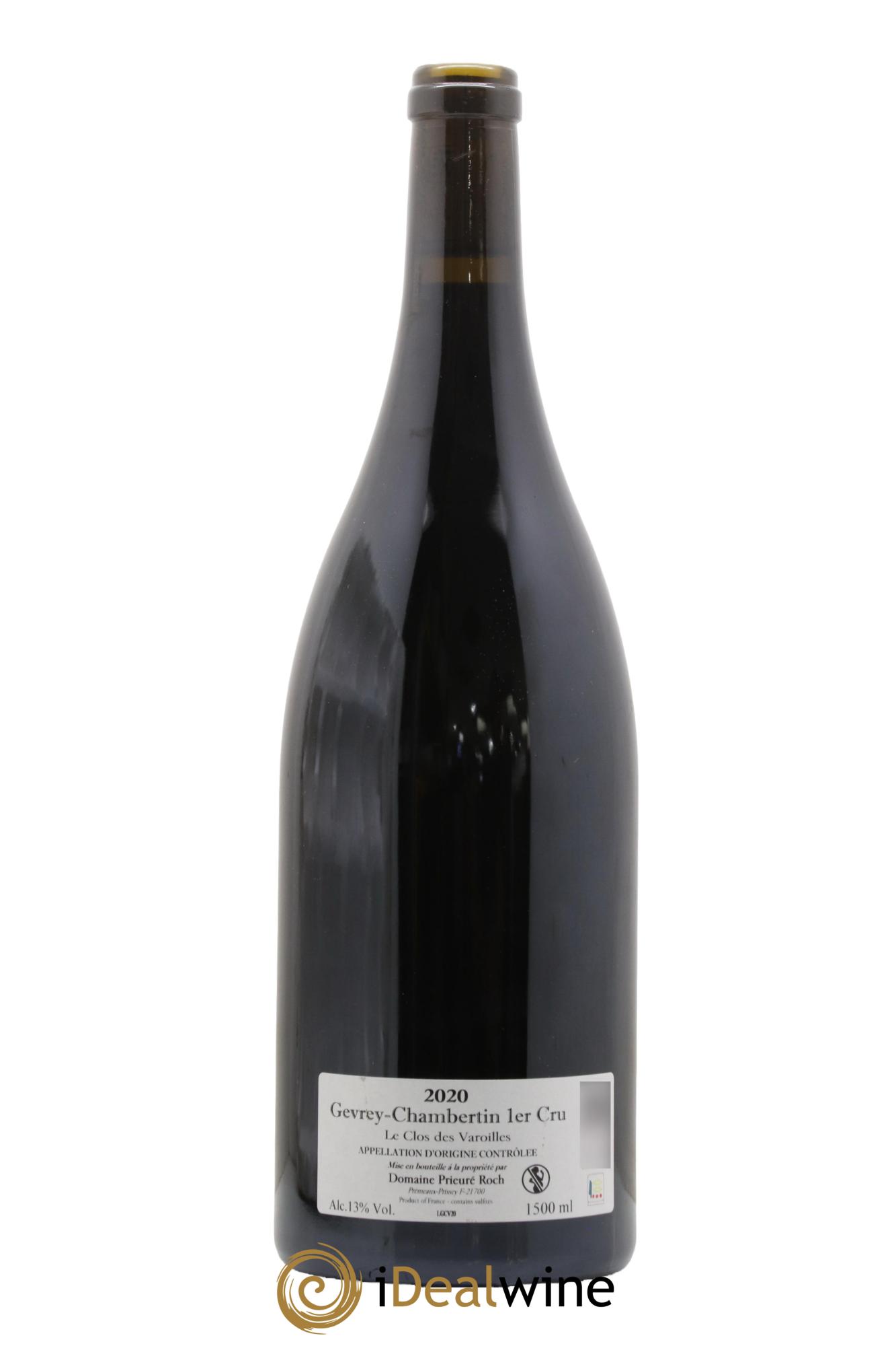 Gevrey-Chambertin 1er Cru Le Clos des Varoilles Monopole Prieuré Roch 2020 - Lot of 1 magnum - 1