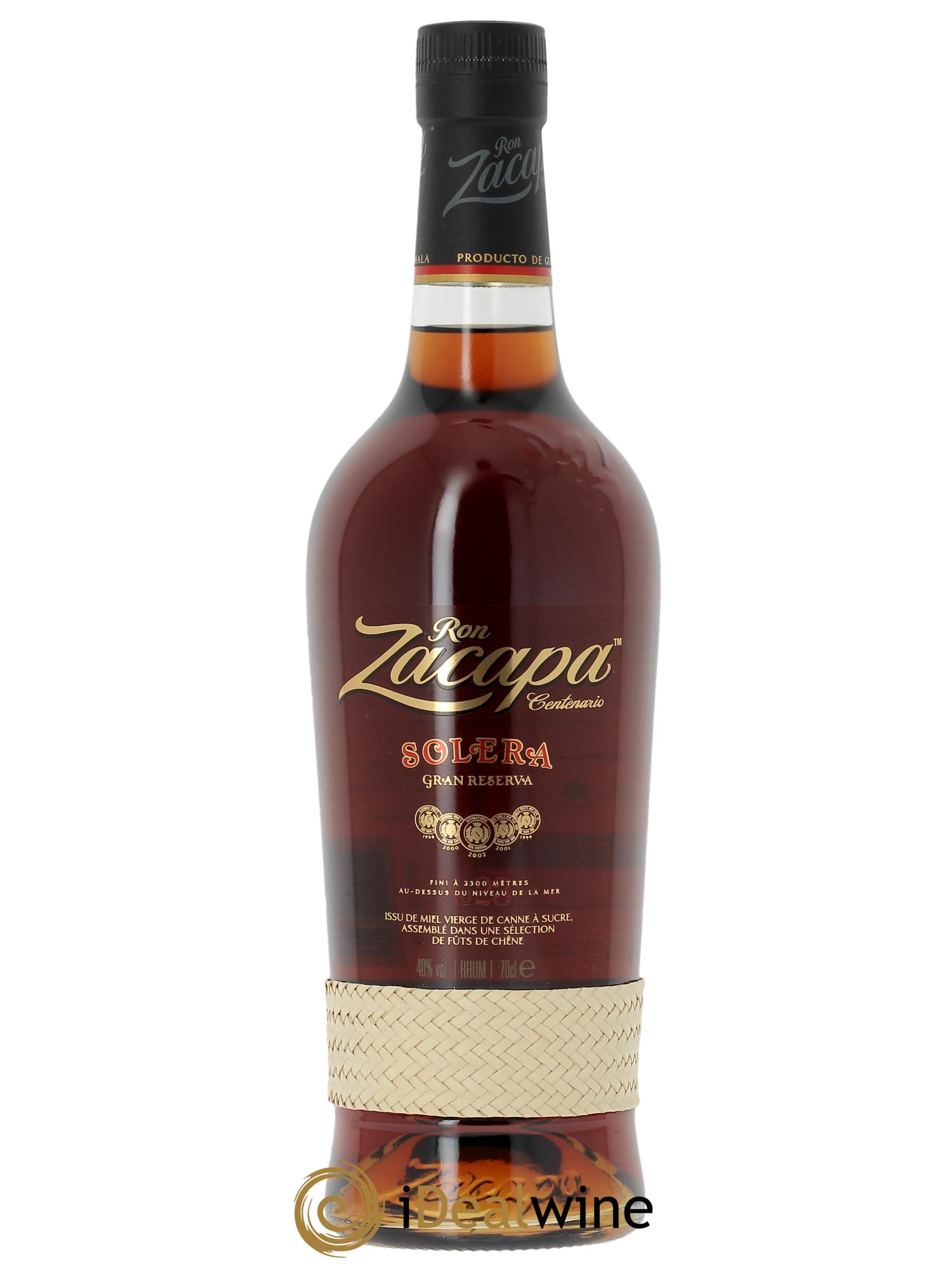 Rhum Zacapa Solera Gran Reserva  - Lot de 1 bouteille - 0