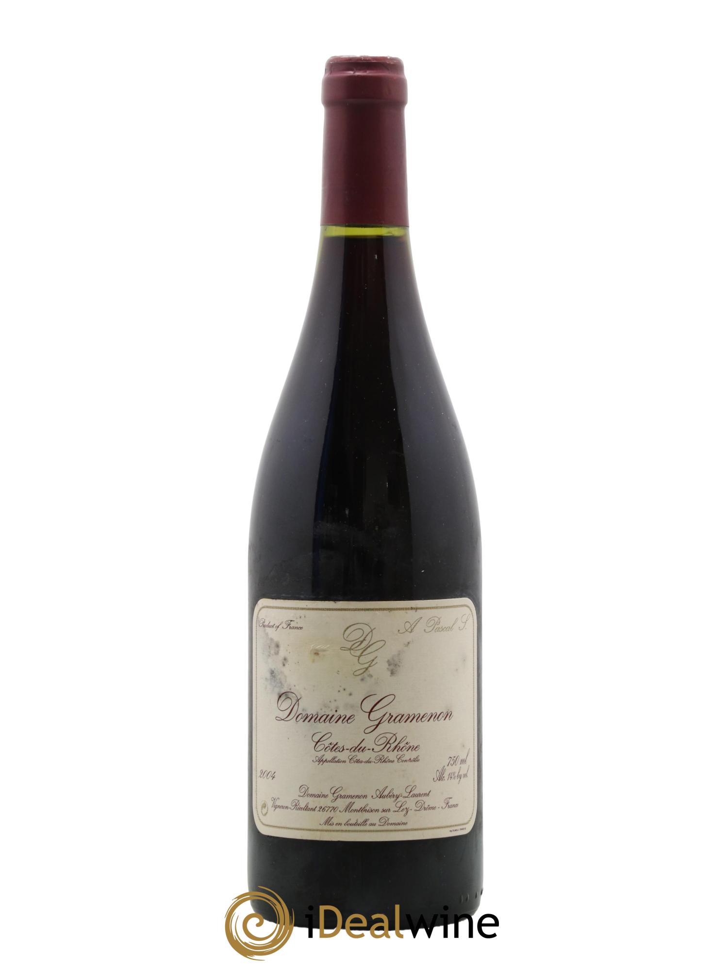 Côtes-du-Rhône A Pascal S. Gramenon (Domaine) 2004 - Lot de 1 bouteille - 0