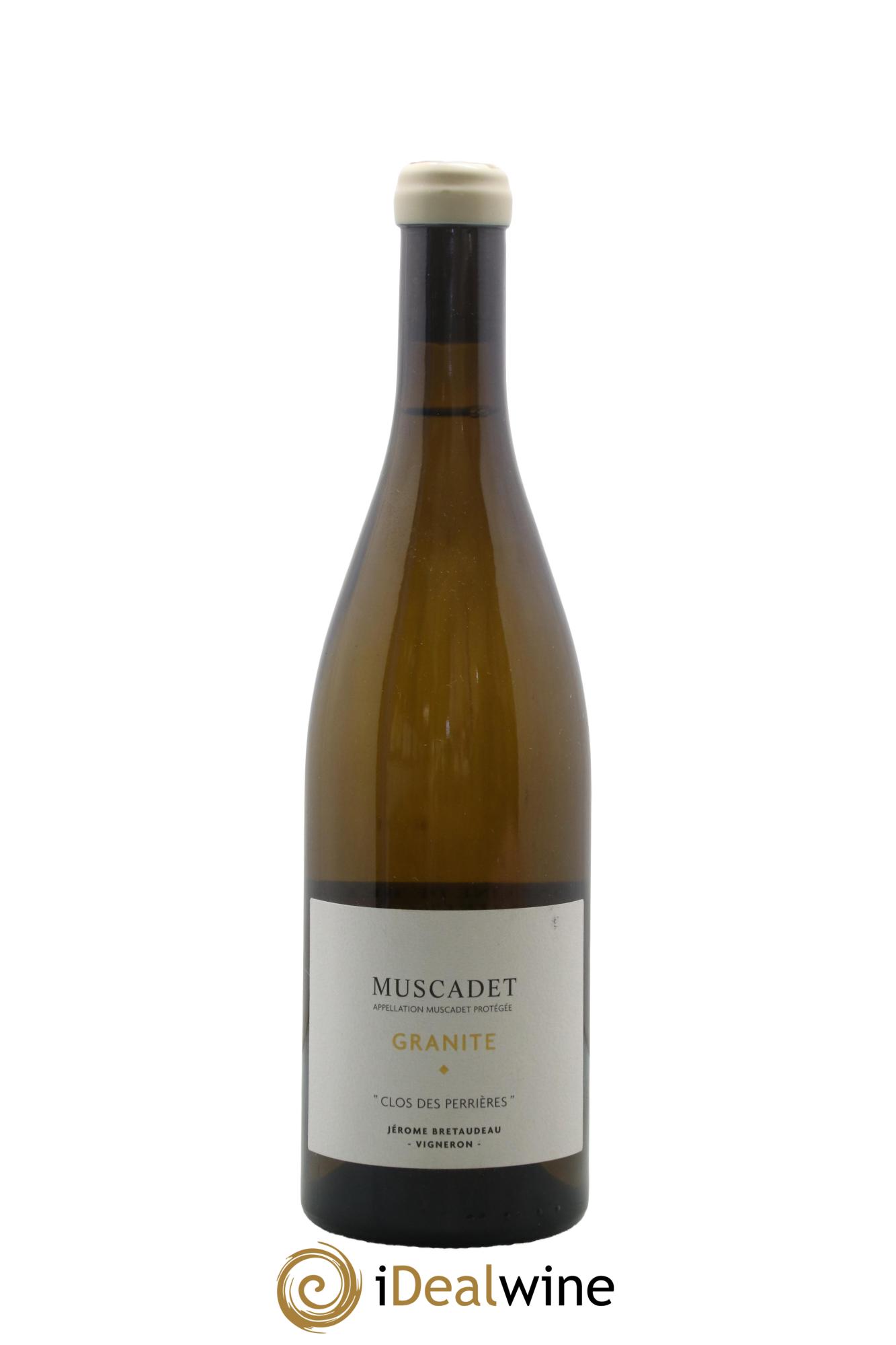 Muscadet-Sèvre-et-Maine Granite Clos des Perrières Jérôme Bretaudeau - Domaine de Bellevue 2020 - Lot de 1 bouteille - 0