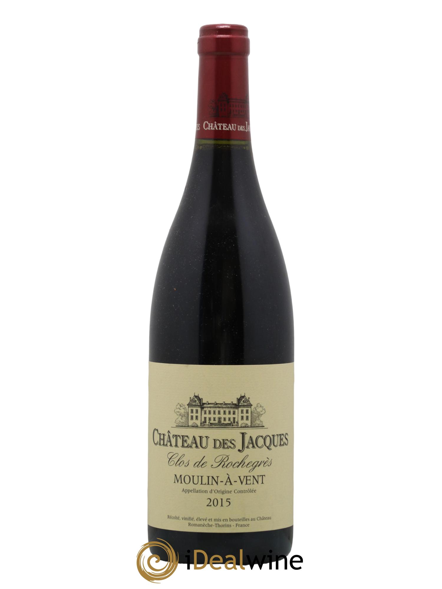 Moulin à Vent Rochegrès Château des Jacques 2015 - Lotto di 1 bottiglia - 0