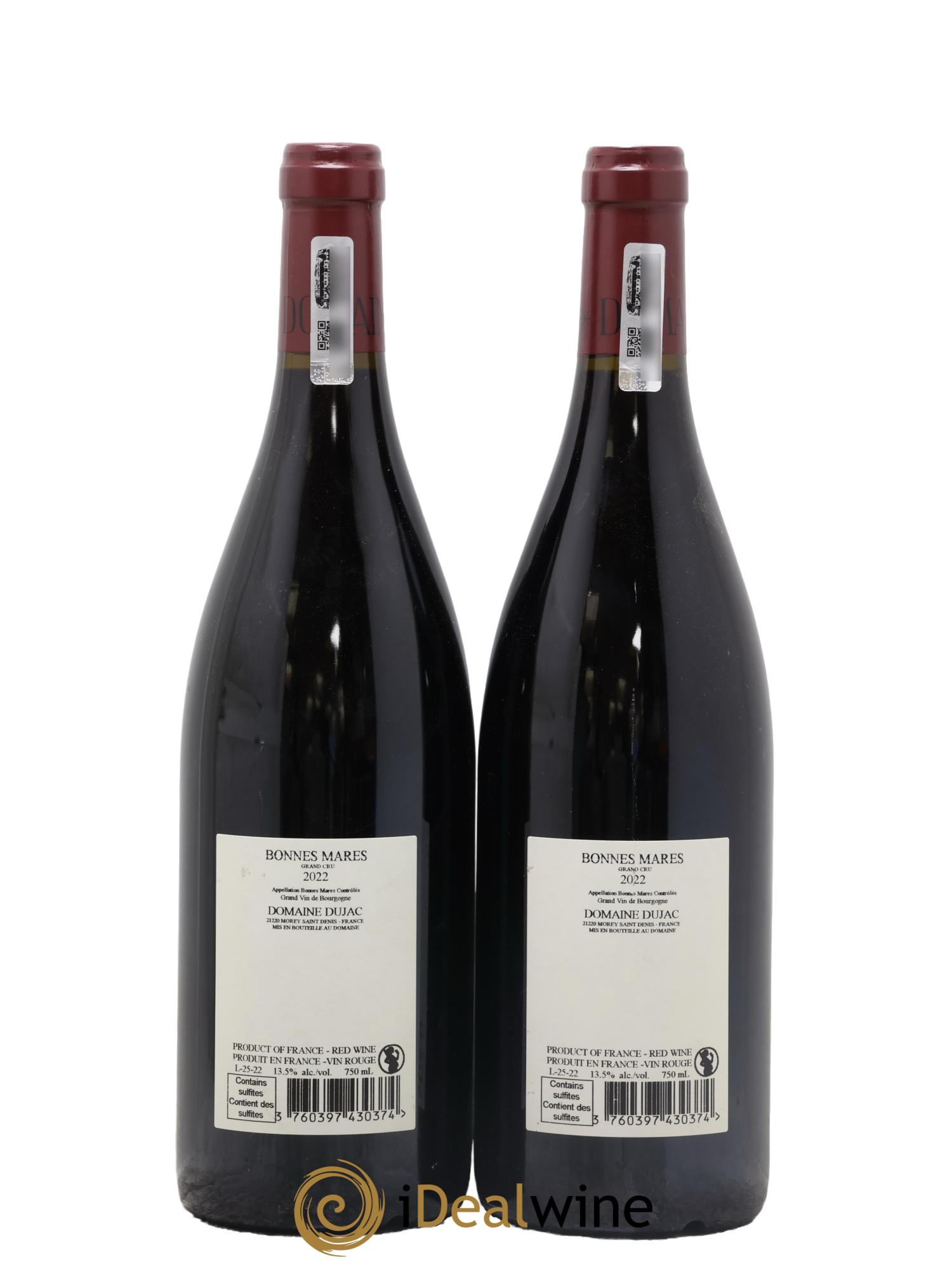 Bonnes-Mares Grand Cru Dujac (Domaine) 2022 - Lot de 2 bouteilles - 1